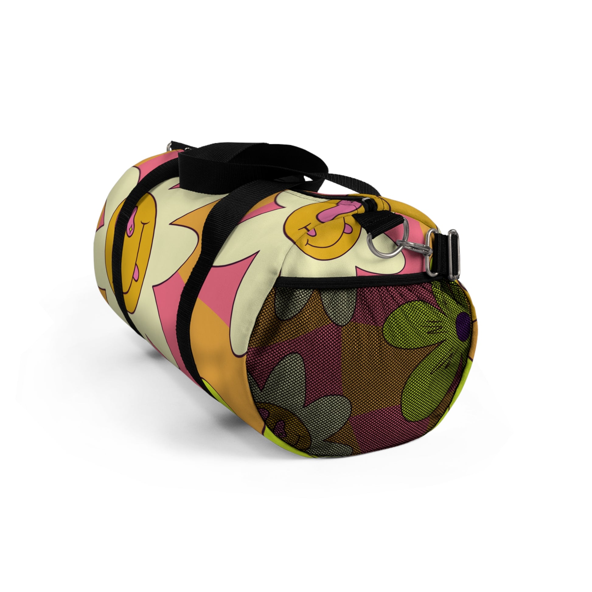 Trippy Sour Face Rave Duffel Bag, Artsulli - Art is Long, Life is Short, Bags, , , , , , , 