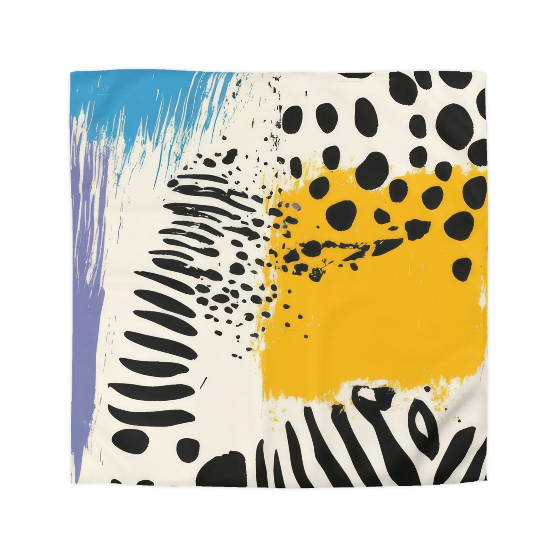 Rae Zebra Rhapsody Microfiber Duvet Cover, Artsulli - Art is Long, Life is Short, Home Decor, Size, Queen, Color, Cream, , , 10096699248984