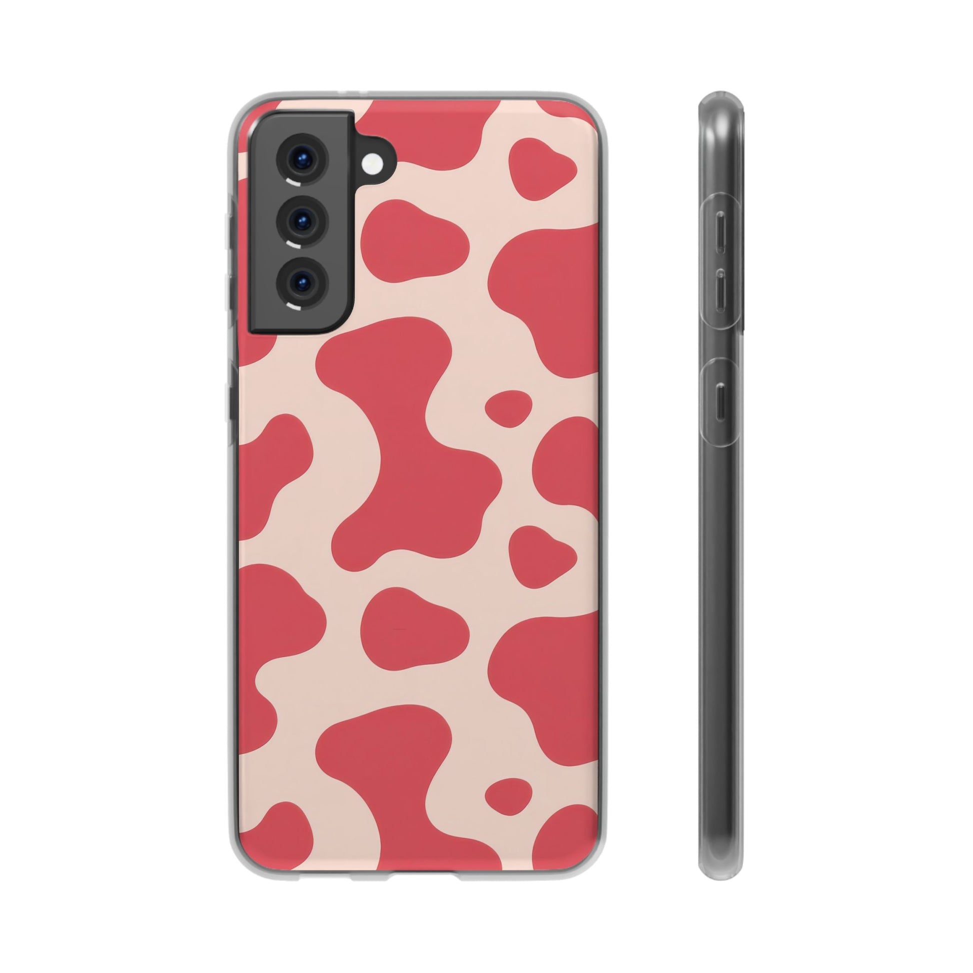 Red Jungle Cow Flexi Cases, Artsulli - Art is Long, Life is Short, Phone Case, Size, Samsung Galaxy S21 Plus with gift packaging, , , , , 27624425411428835825