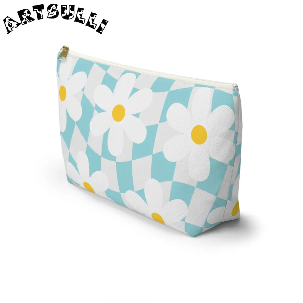 JAKKOUTTHEBXX Trippy Check Garden II Accessory Pouch w T-bottom