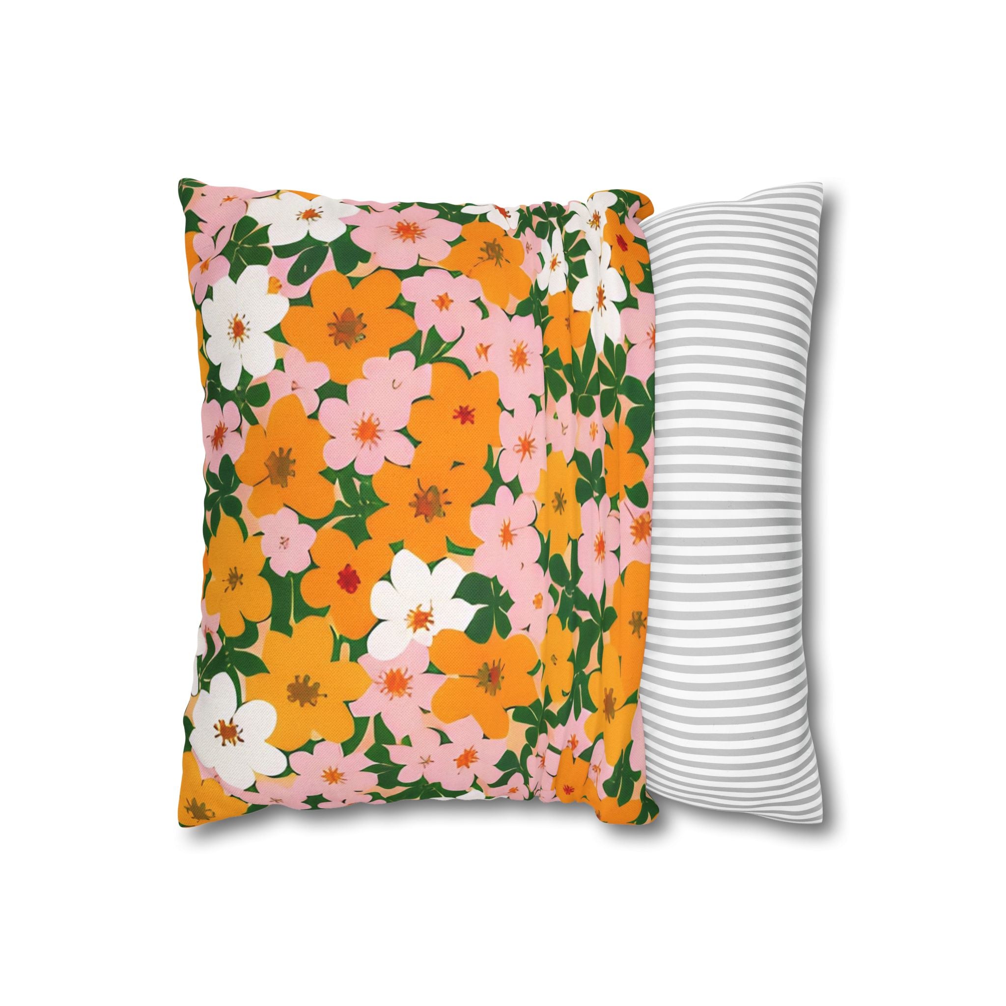 Spun Polyester Square Pillowcase, Artsulli - Art is Long, Life is Short, Home Decor, , , , , , , 