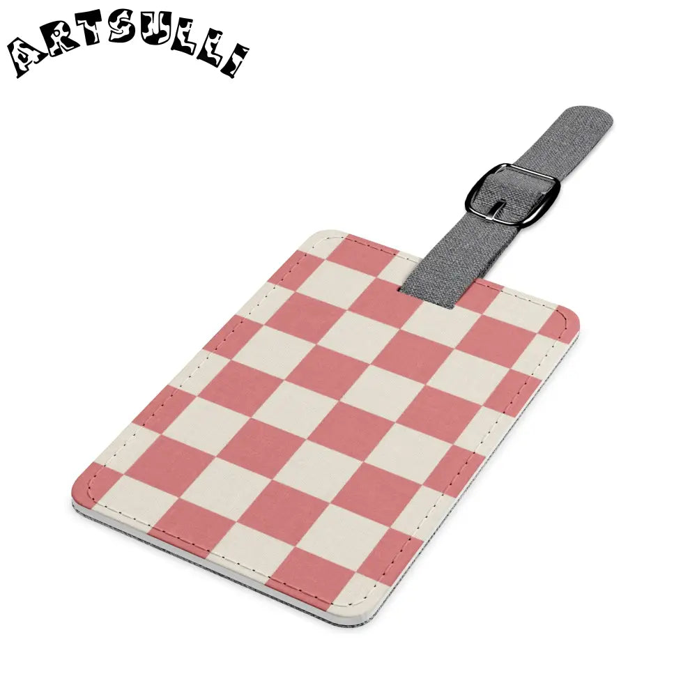 JAKKOUTTHEBXX Retro Checkered Grassland Sprites Saffiano Polyester