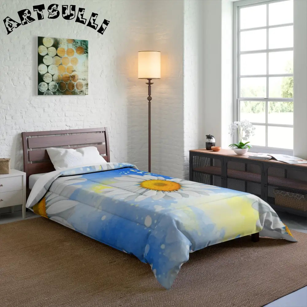 JAKKOUTTHEBXX Daisies Comforter JAKKOUTTHEBXX Artsulli - Art