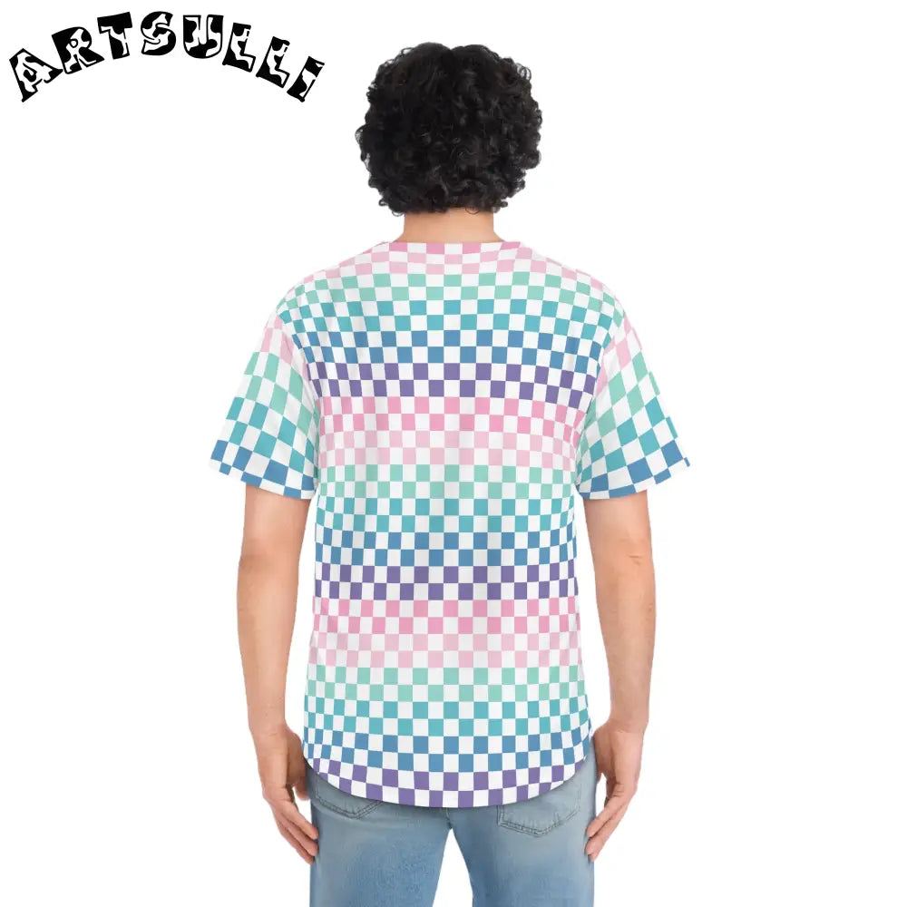 JAKKOUTTHEBXX Vaporwave Rainbow Checkerboard II Multi-Color Men’s