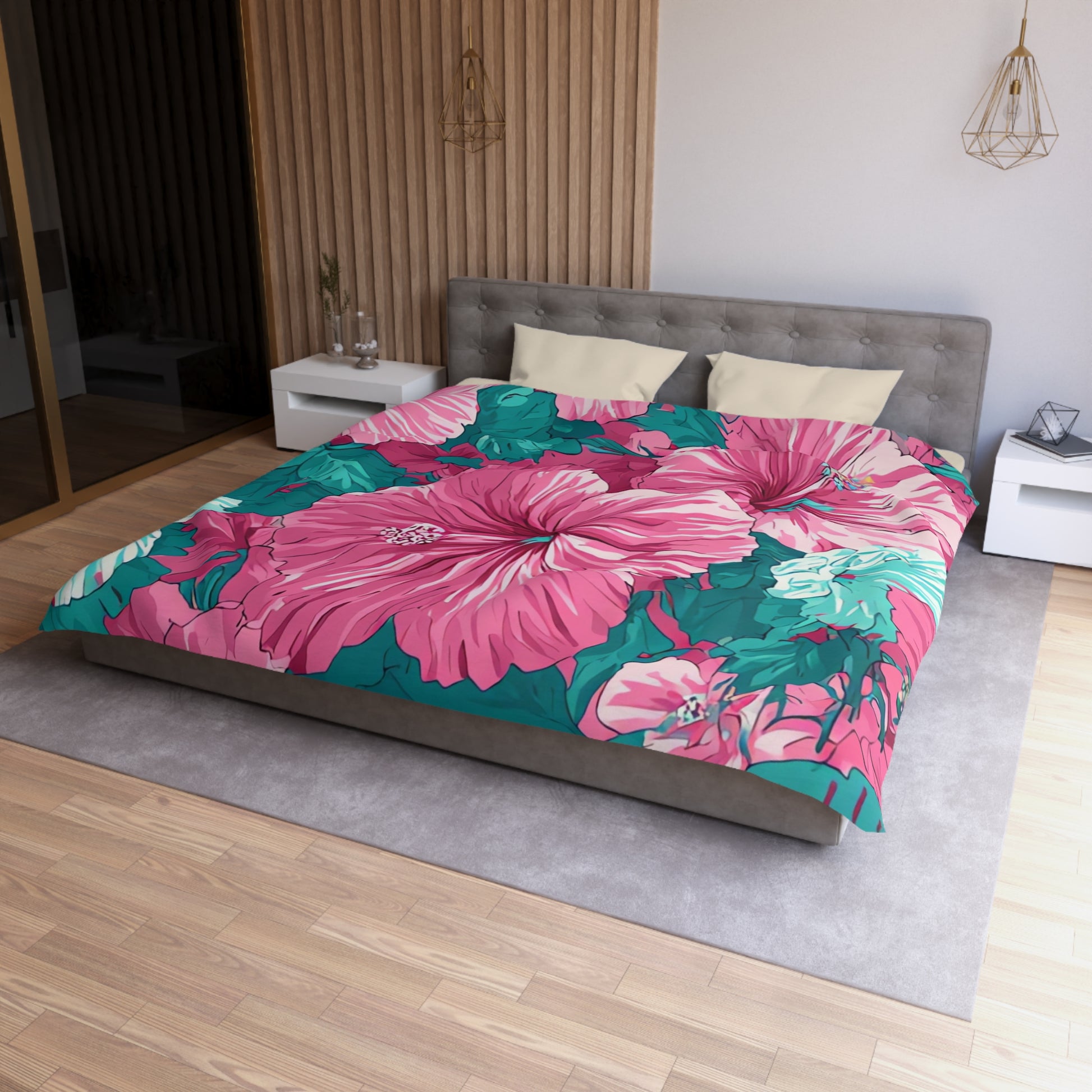 Flowerpunk Aloha Microfiber Duvet Cover, Artsulli - Art is Long, Life is Short, Home Decor, , , , , , , 