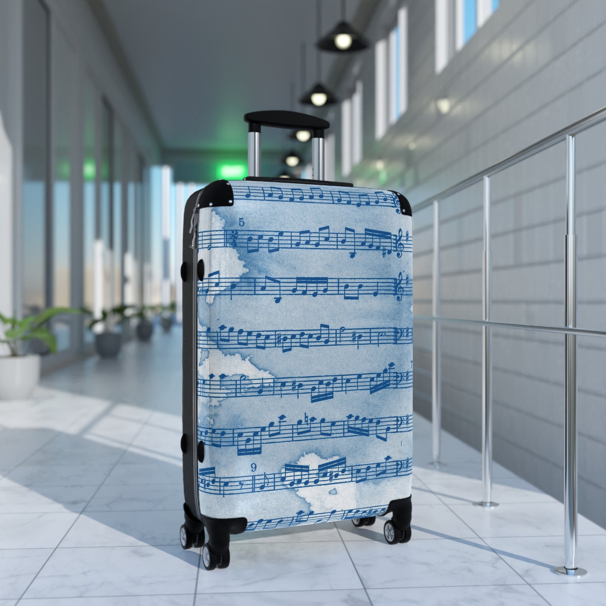 Drip Spill Type Beat Sheet Music Blue Suitcase, Artsulli - Art is Long, Life is Short, Bags, , , , , , , 