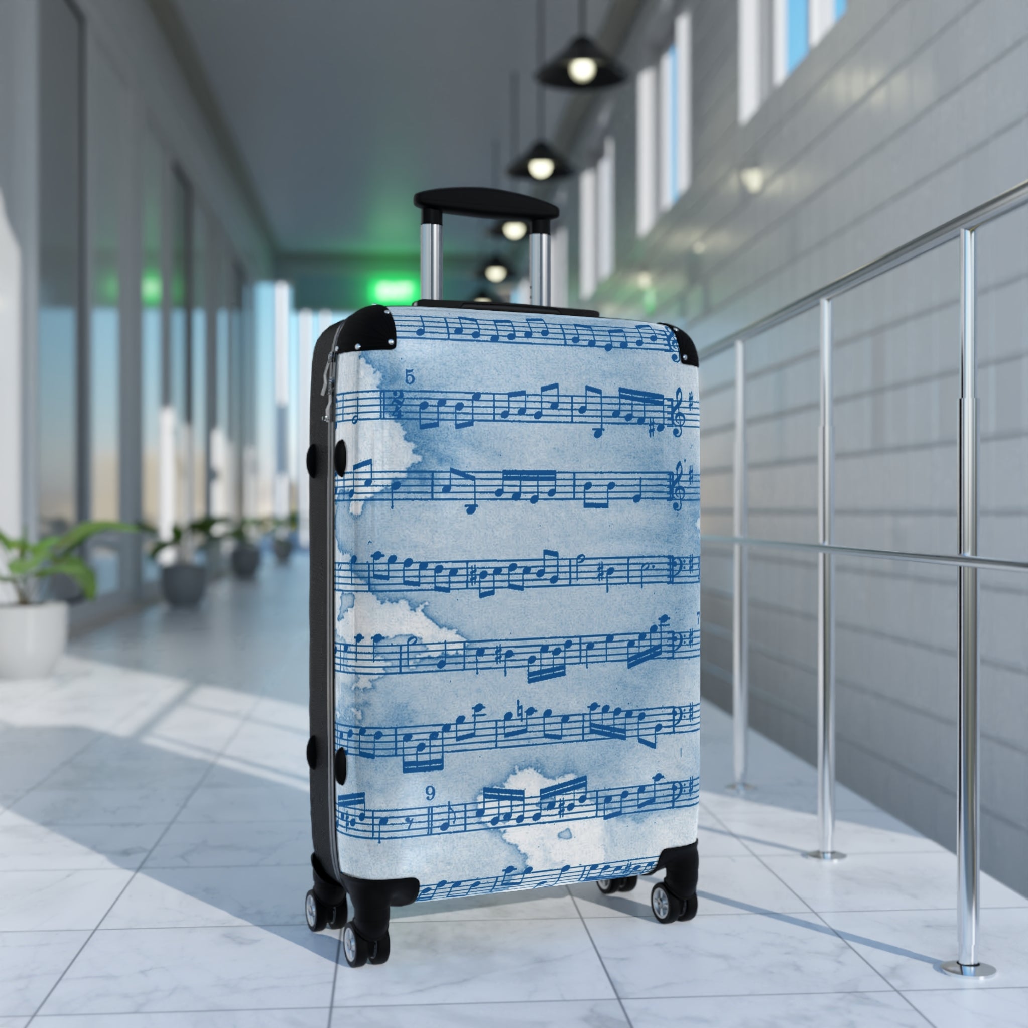Drip Spill Type Beat Sheet Music Blue Suitcase, Artsulli - Art is Long, Life is Short, Bags, , , , , , , 