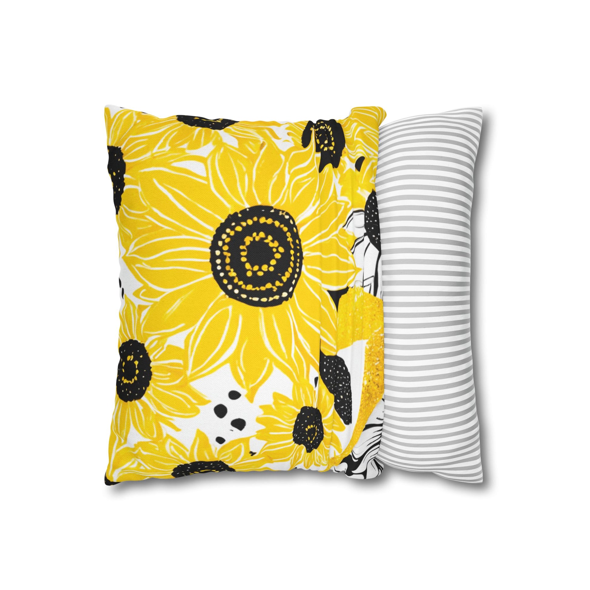 Spun Polyester Square Pillowcase, Artsulli - Art is Long, Life is Short, Home Decor, , , , , , , 