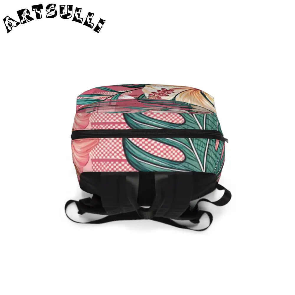 JAKKOUTTHEBXX Plaid x Floral Burgundy and Green Unisex Classic