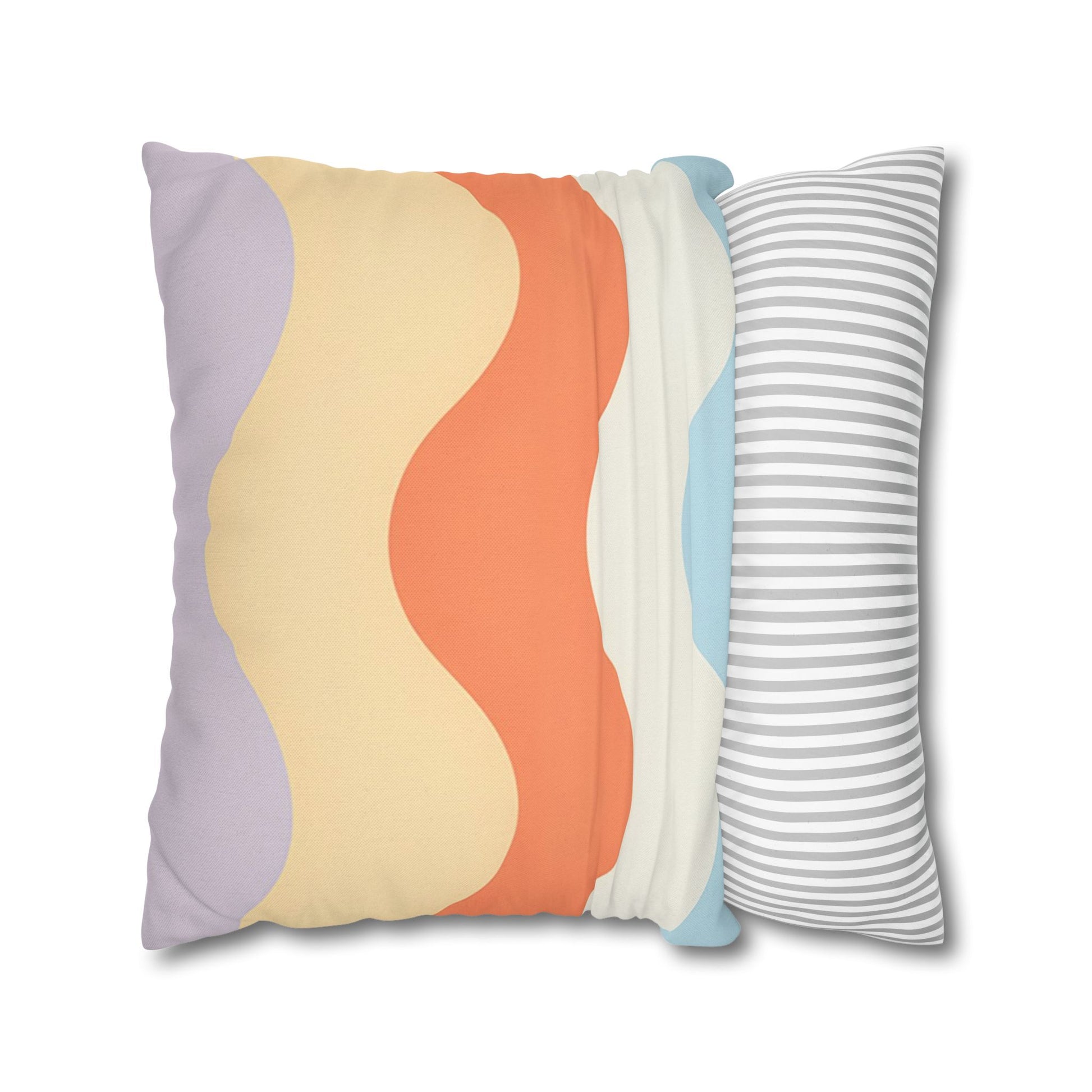 Spun Polyester Square Pillowcase, Artsulli - Art is Long, Life is Short, Home Decor, , , , , , , 