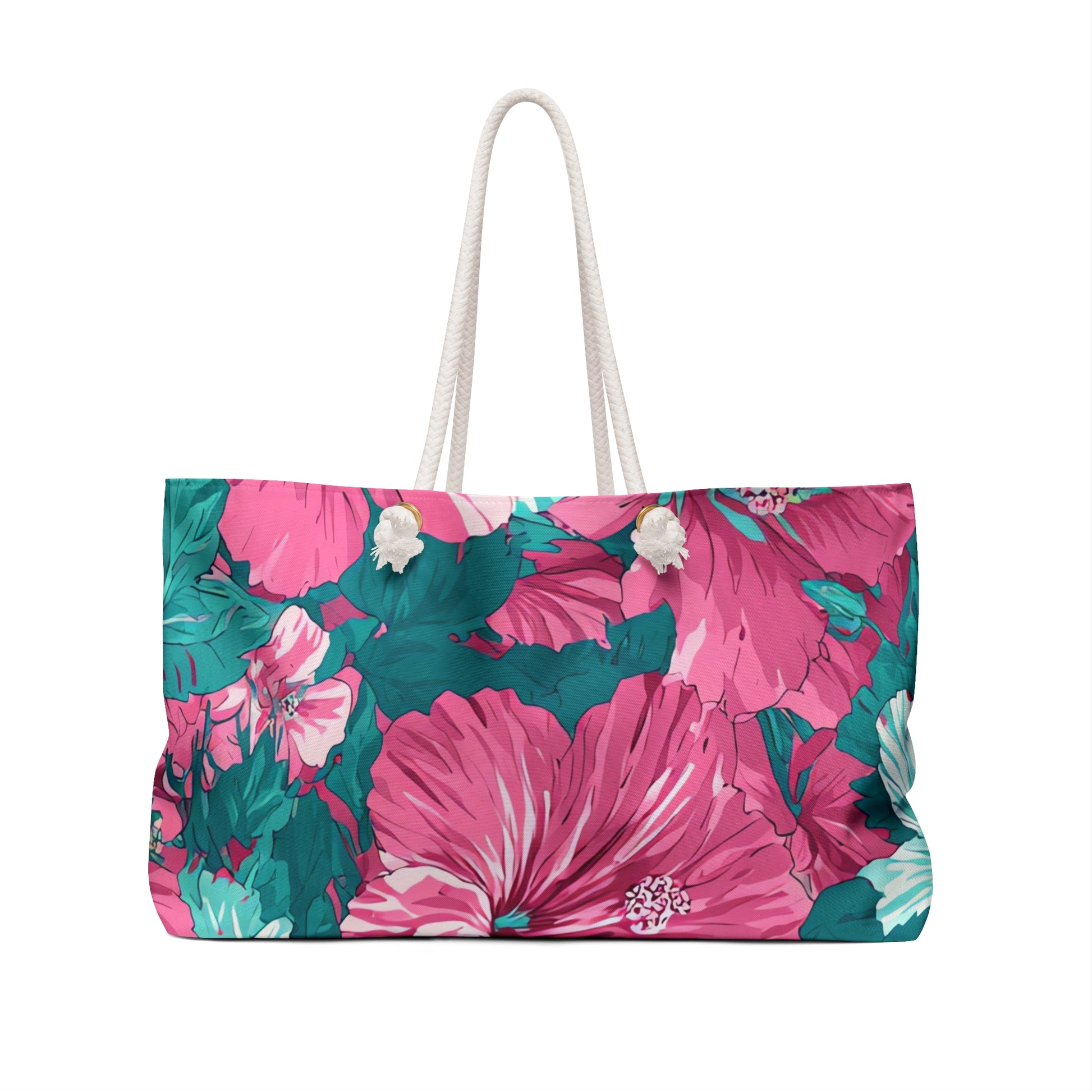 Flowerpunk Aloha Weekender Bag, Artsulli - Art is Long, Life is Short, Bags, , , , , , , 