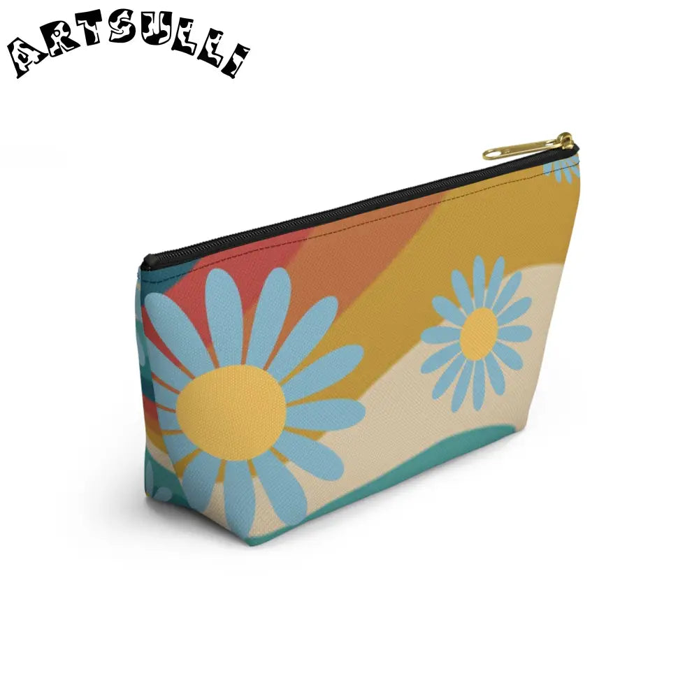 JAKKOUTTHEBXX Psychedelic Floral Hills Multi-Color Accessory Pouch w