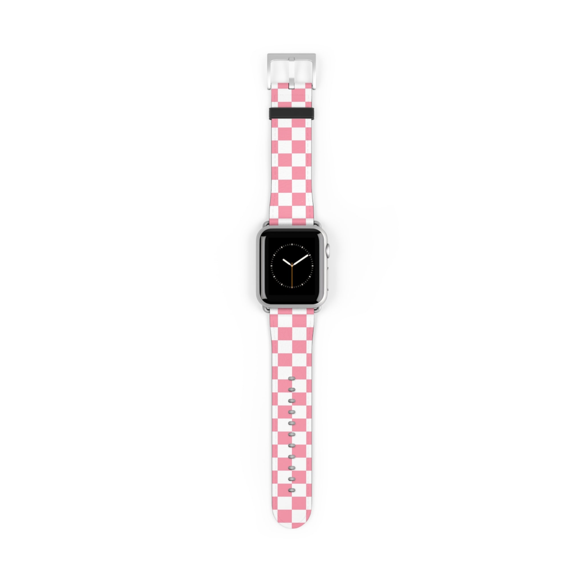 Brigandine Checkered Scene Watch Band, Artsulli - Art is Long, Life is Short, Accessories, Size, 38 - 41 mm, Color, Silver Matte, , , 10225516470030410096