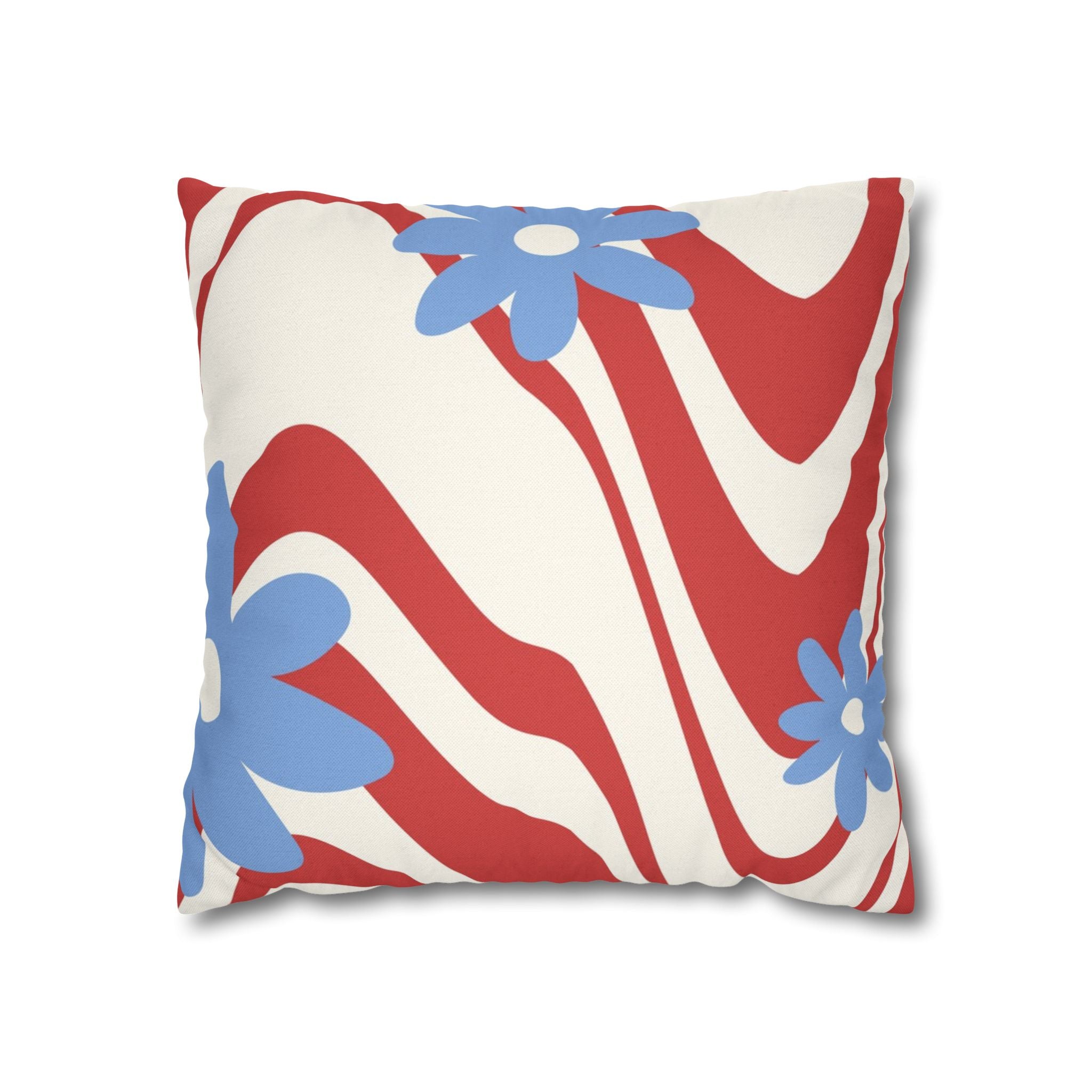 Spun Polyester Square Pillowcase