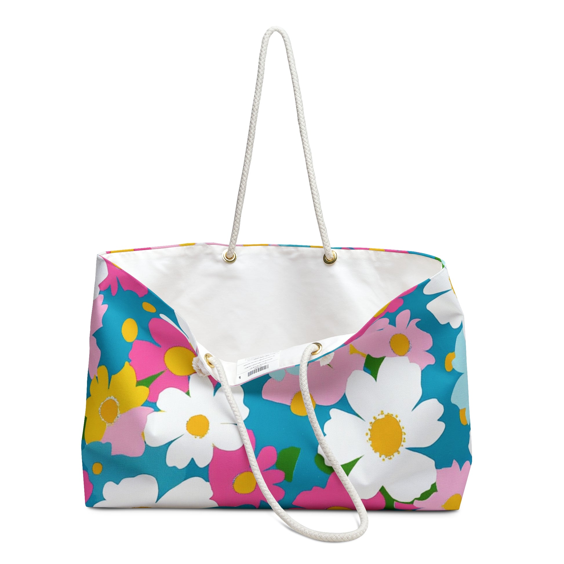 Flowers II Multi-Color Copy of Weekender Bag, Artsulli - Art is Long, Life is Short, Bags, , , , , , , 