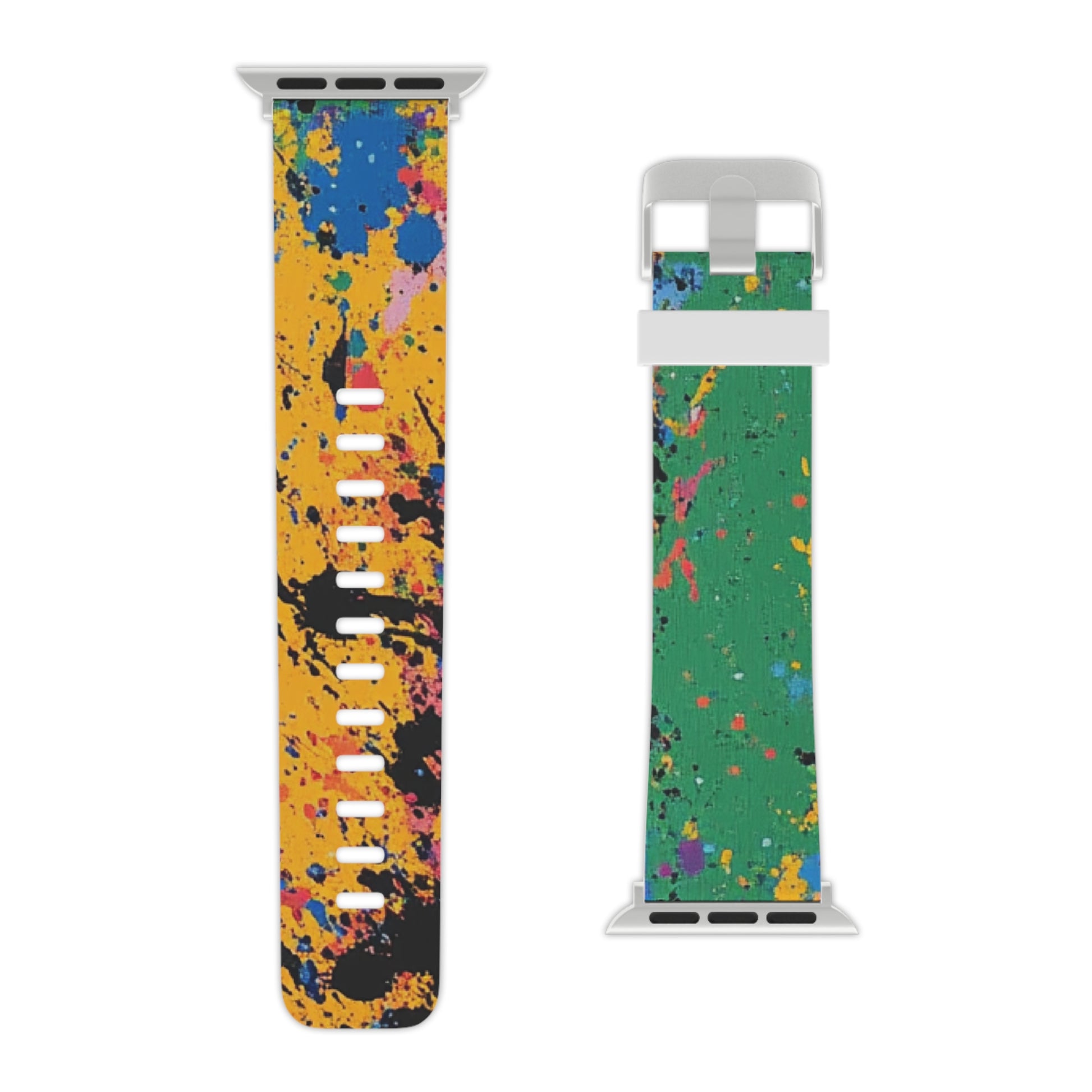 The Colors Of Paint Splatter Watch Band for Apple Watch, Artsulli - Art is Long, Life is Short, Accessories, , , , , , , 