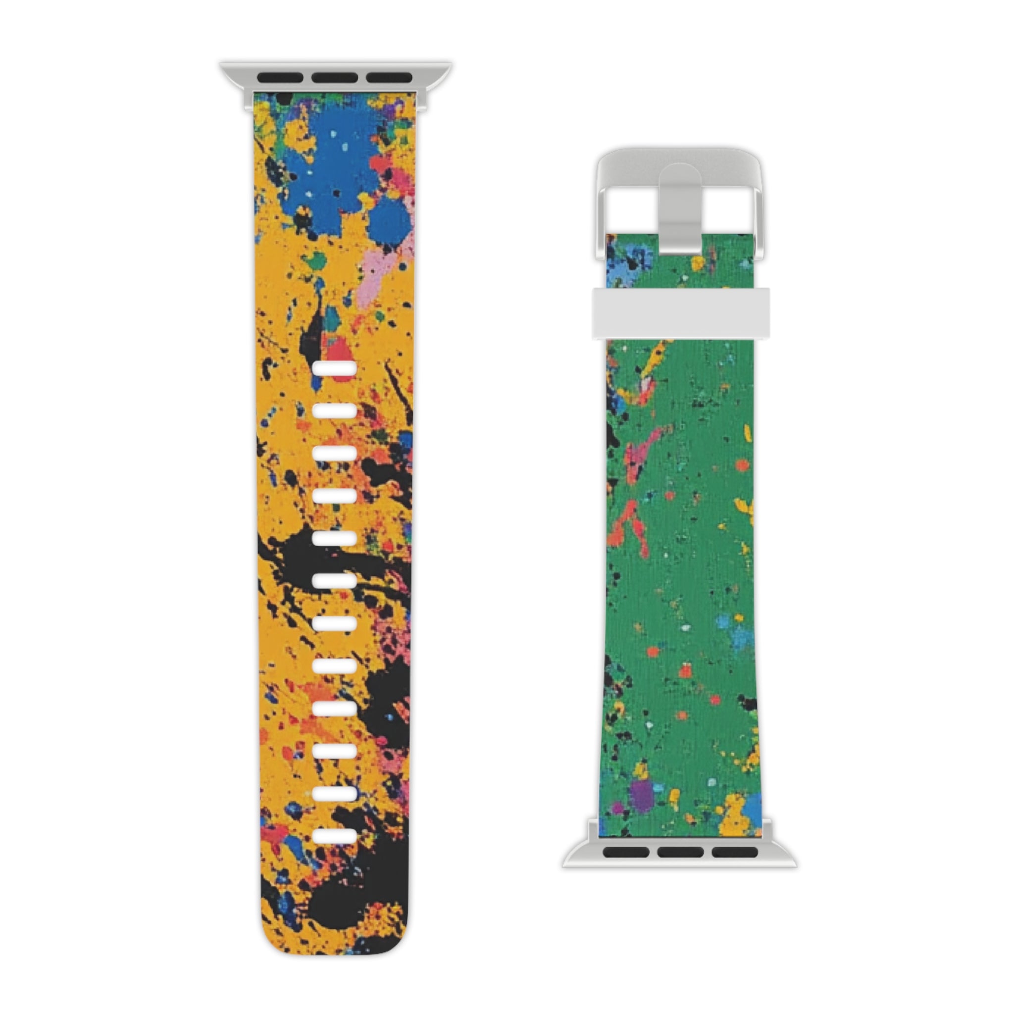 The Colors Of Paint Splatter Watch Band for Apple Watch, Artsulli - Art is Long, Life is Short, Accessories, , , , , , , 