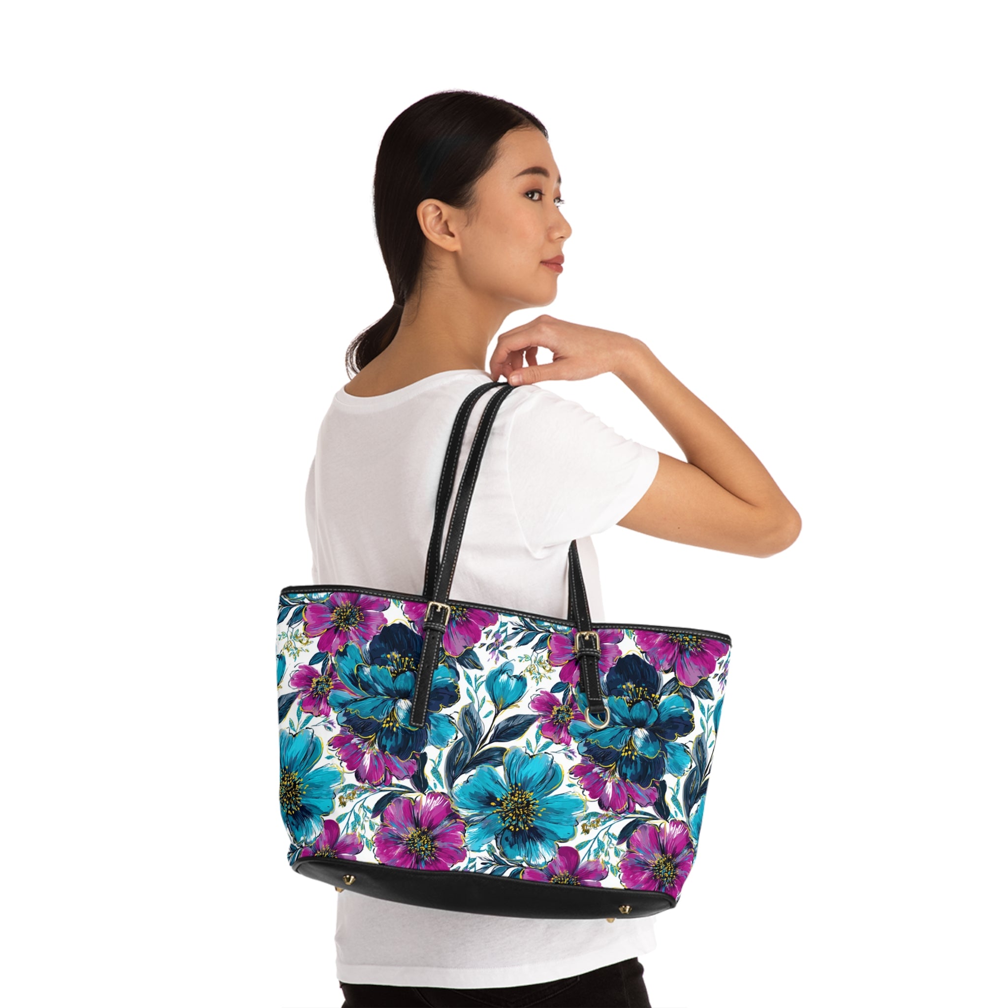 PU Leather Shoulder Bag, Artsulli - Art is Long, Life is Short, Bags, , , , , , , 