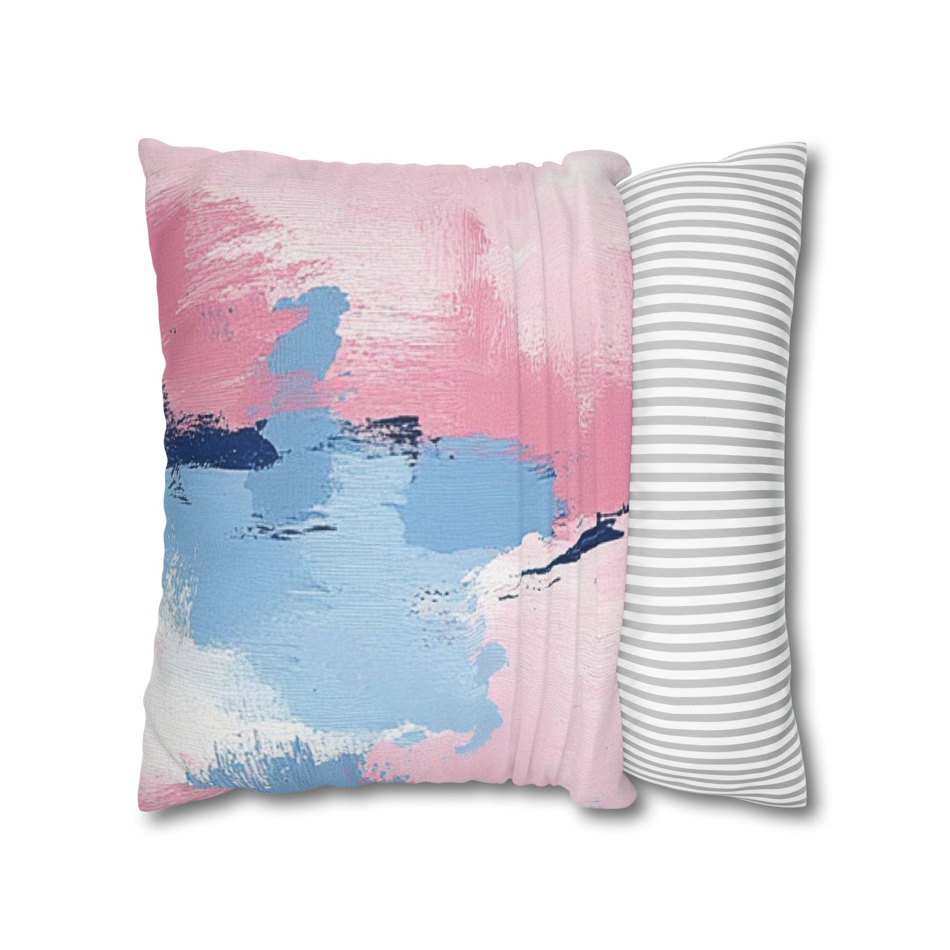 Spun Polyester Square Pillowcase, Artsulli - Art is Long, Life is Short, Home Decor, , , , , , , 