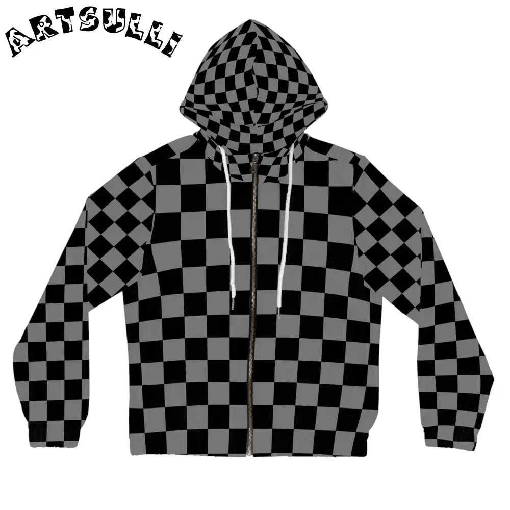 8K Void Surfer Women’s Full-Zip Hoodie (AOP), Artsulli - Art is Long, Life is Short, All Over Prints, Size, XS, Color, White, , , 13165789754130725526
