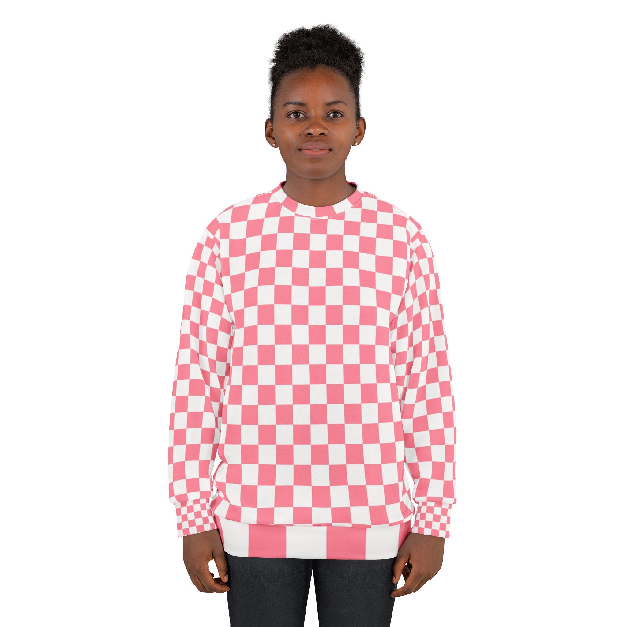 Brigandine Checkered Scene Unisex Sweatshirt (AOP)