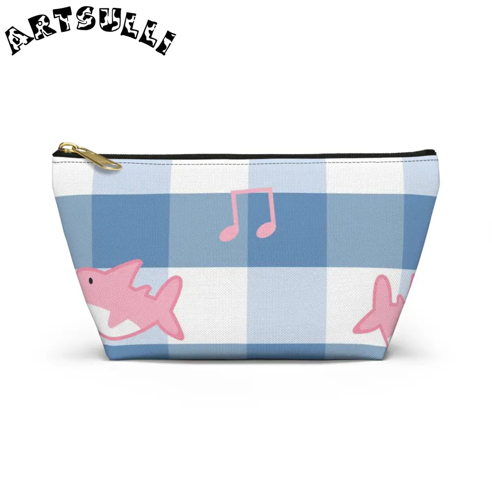 JAKKOUTTHEBXX Checkered Shark Music Notes Bag Artistic Works 2025