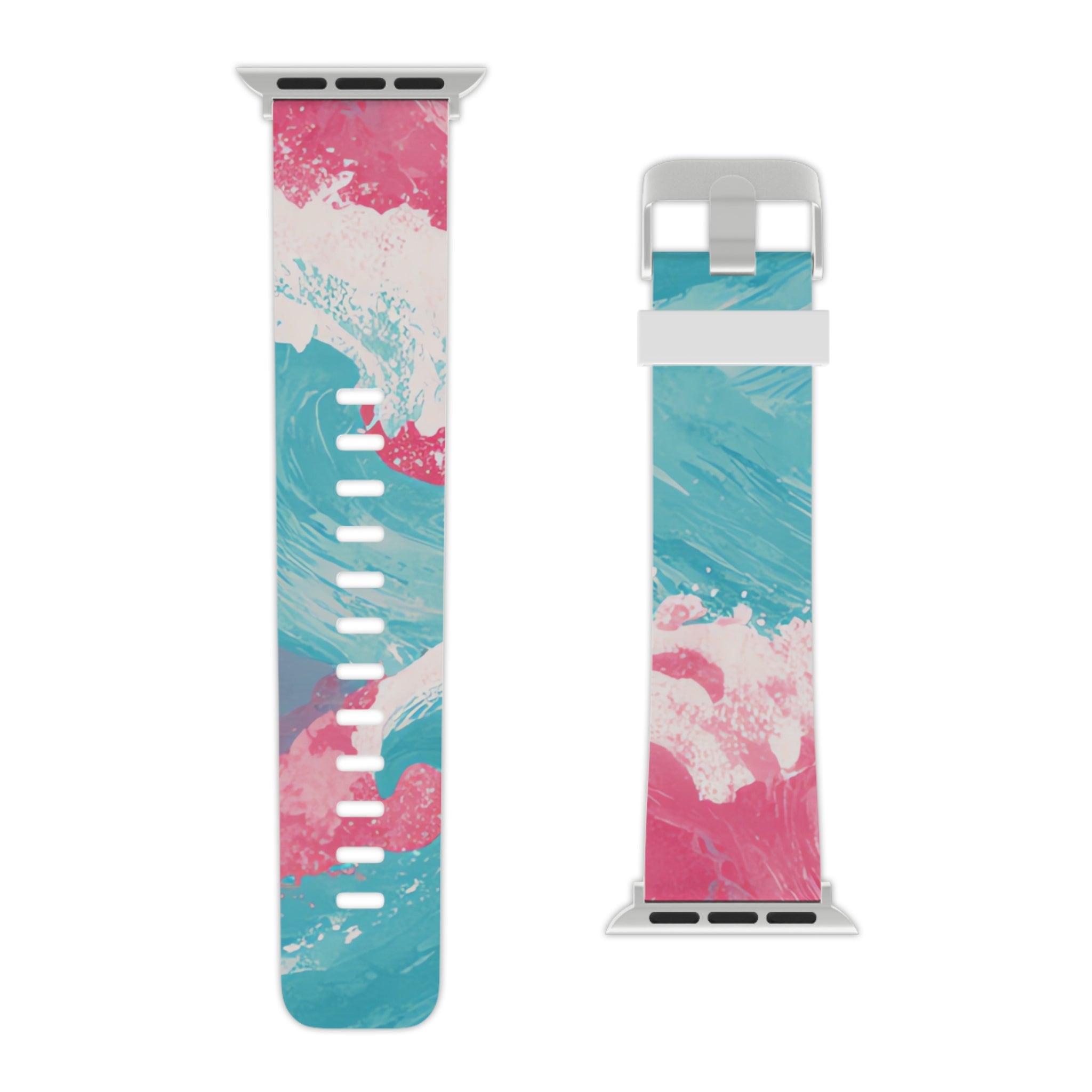 The Great Pastelwave Pink and Blue Watch Band for Apple Watch, Artsulli - Art is Long, Life is Short, Accessories, , , , , , , 