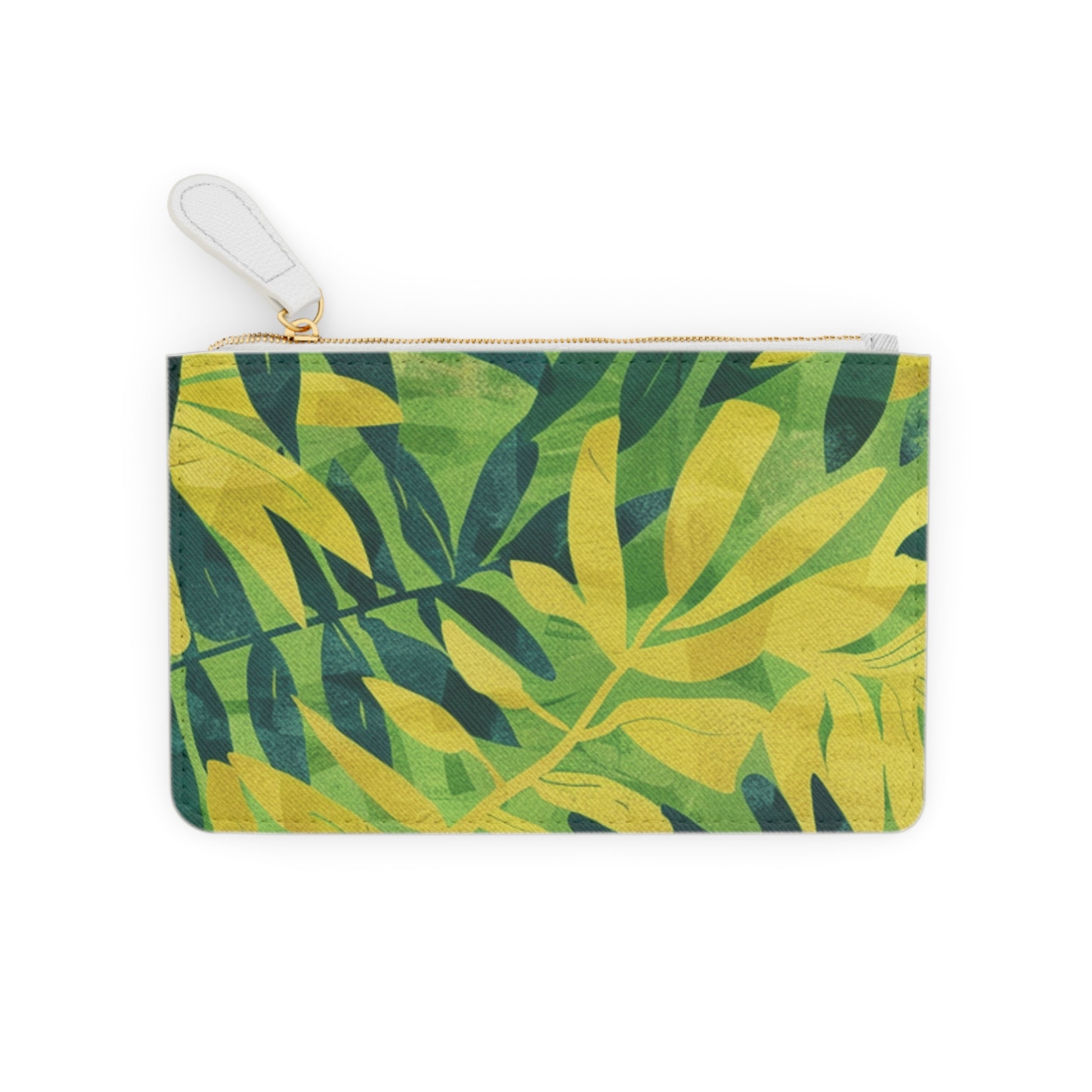 Green Leaf x Yellow Leaf x Tropical x Jungle Mini Clutch Bag, Artsulli - Art is Long, Life is Short, Bags, , , , , , , 