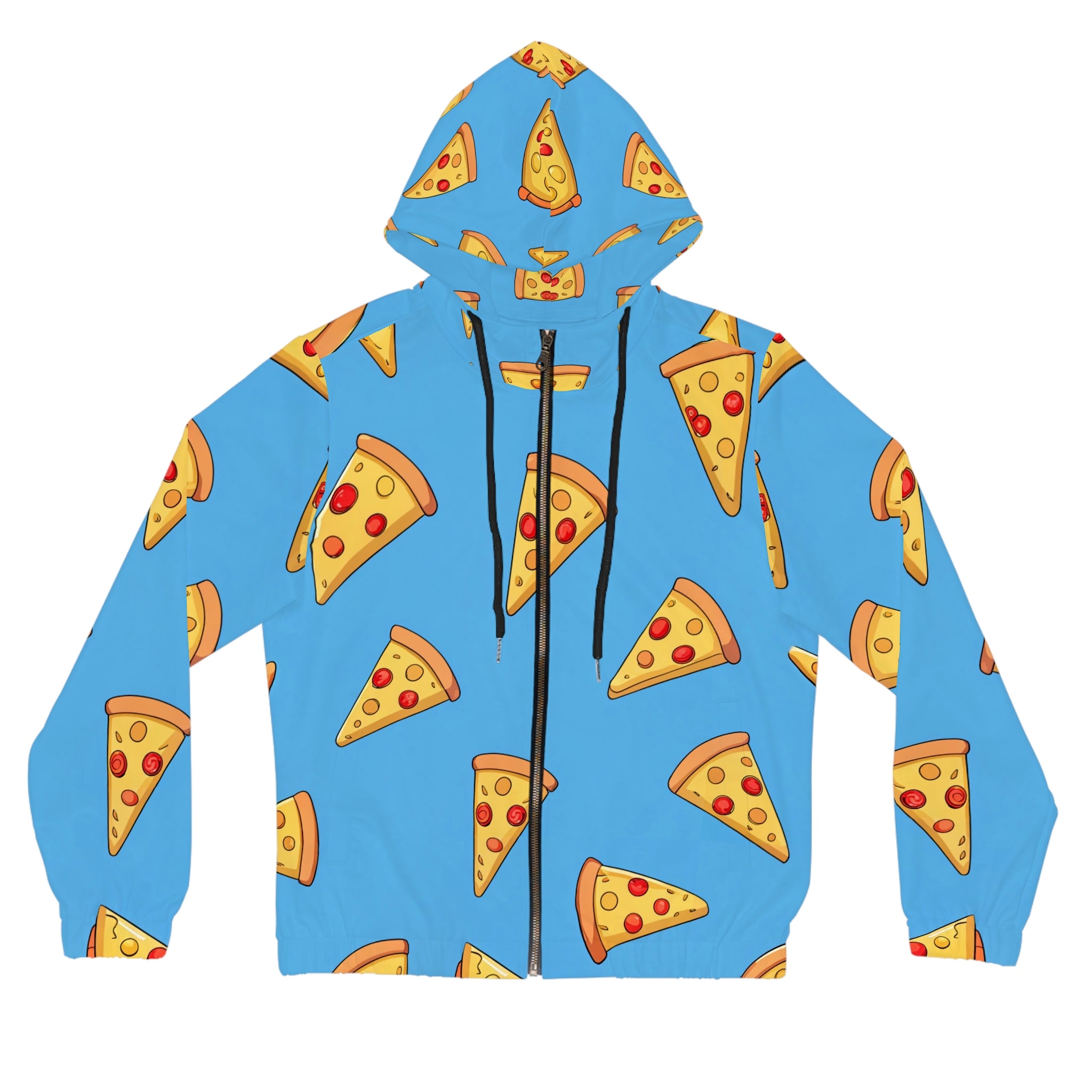Blue Pizza Dreamscape Women’s Full-Zip Hoodie (AOP), Artsulli - Art is Long, Life is Short, All Over Prints, Size, XS, Color, Black, , , 20312423288897751408