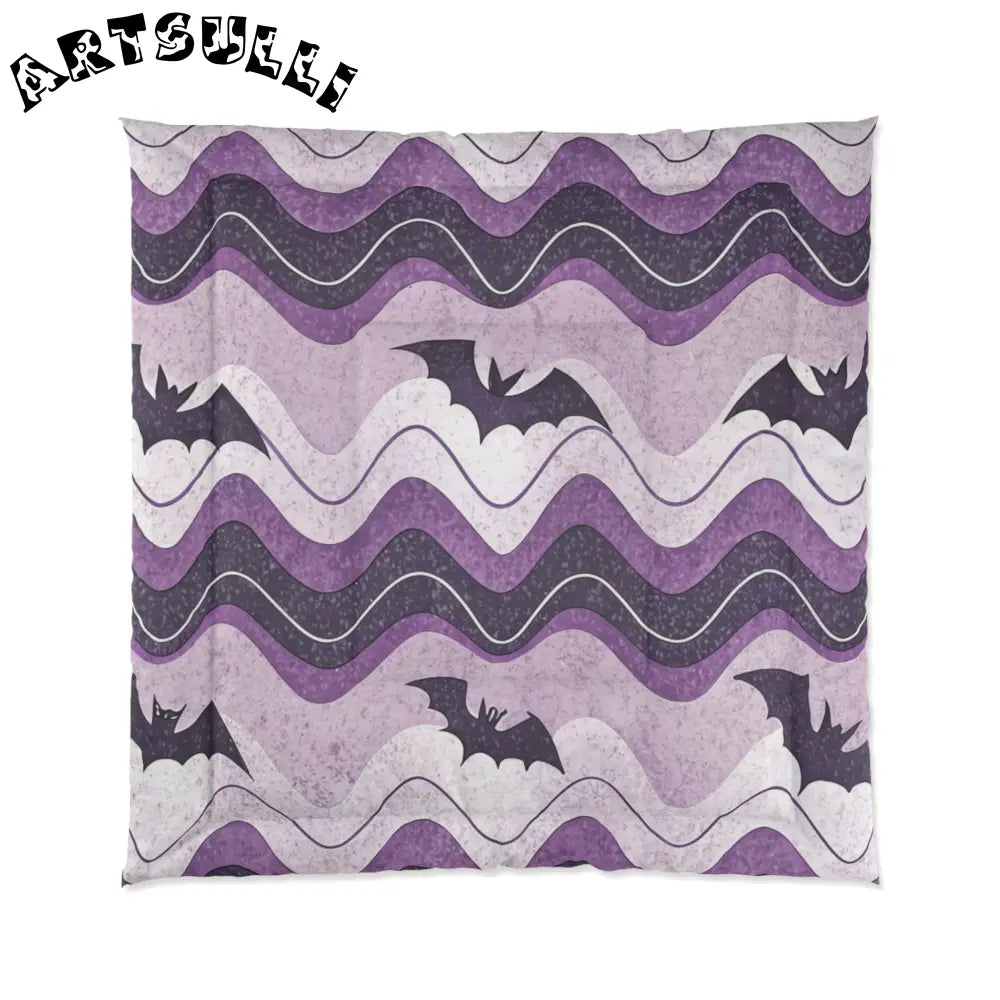JAKKOUTTHEBXX Bat Wave Comforter JAKKOUTTHEBXX Artsulli - Art
