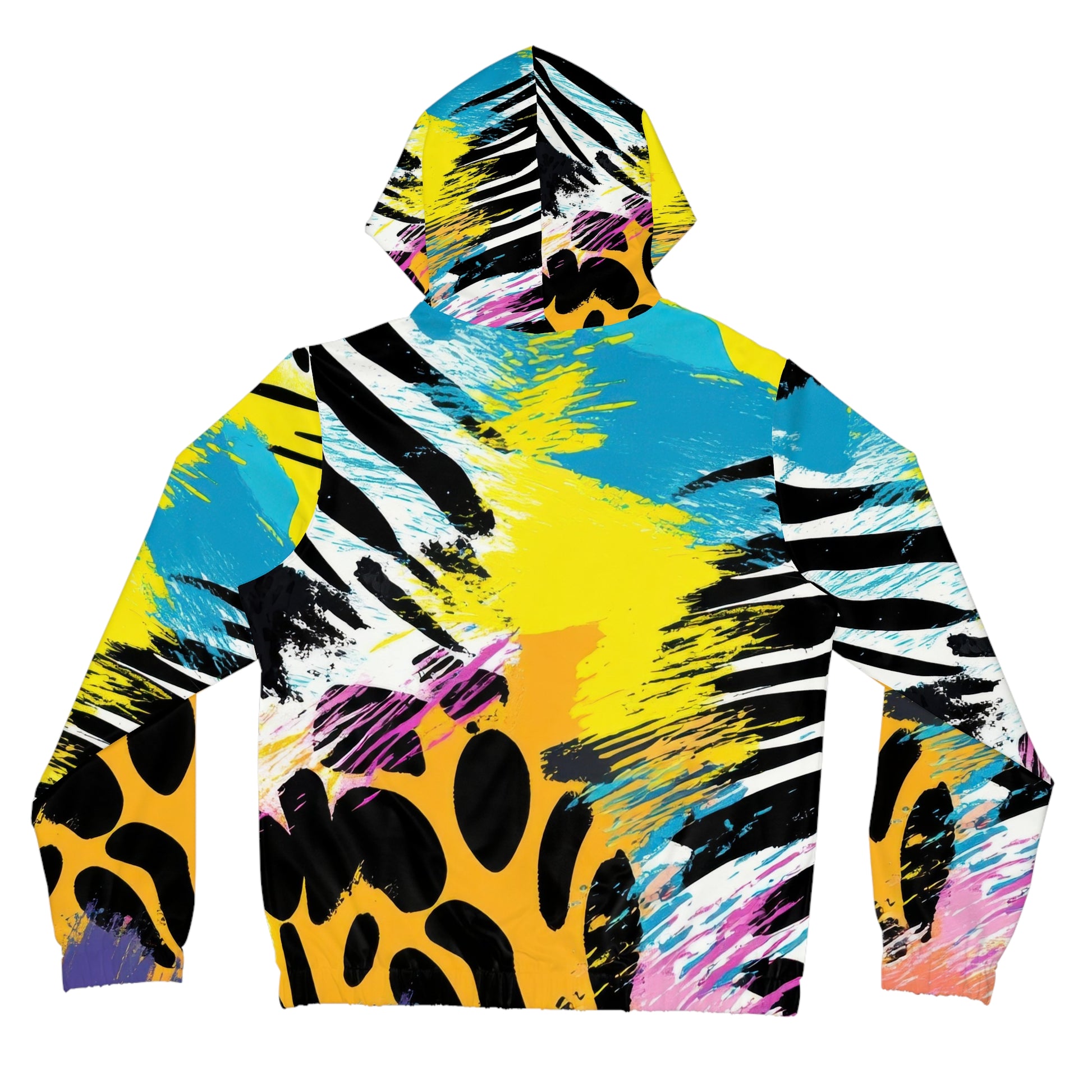 Expressionist Jungle Cell Women’s Full-Zip Hoodie (AOP), Artsulli - Art is Long, Life is Short, All Over Prints, , , , , , , 