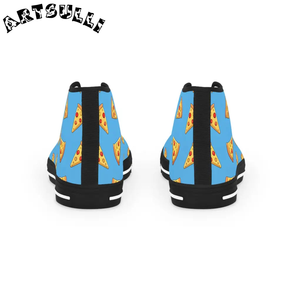 JAKKOUTTHEBXX Blue Pizza Dreamscape Men’s High Top Sneakers