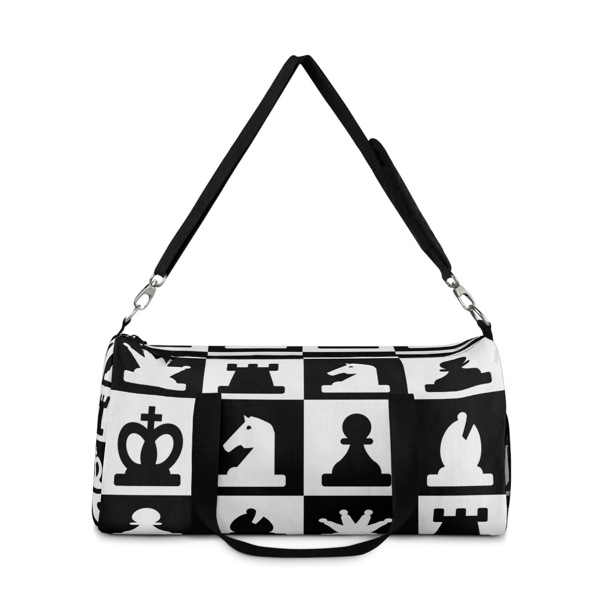 AI Chess Procedural Palace Duffel Bag, Artsulli - Art is Long, Life is Short, Bags, , , , , , , 