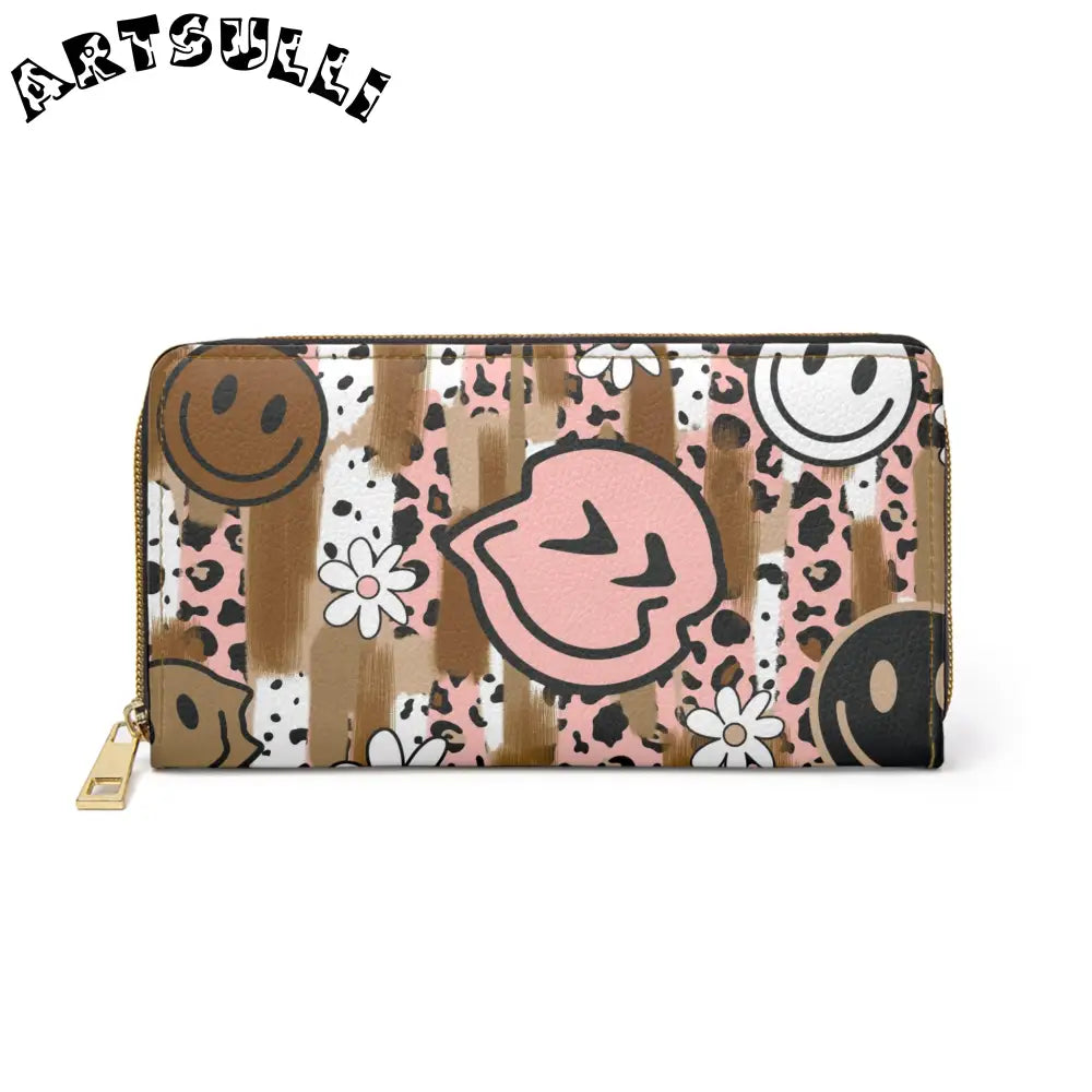 JAKKOUTTHEBXX Sutfin Ghosts Pop Art Zipper Wallet JAKKOUTTHEBXX