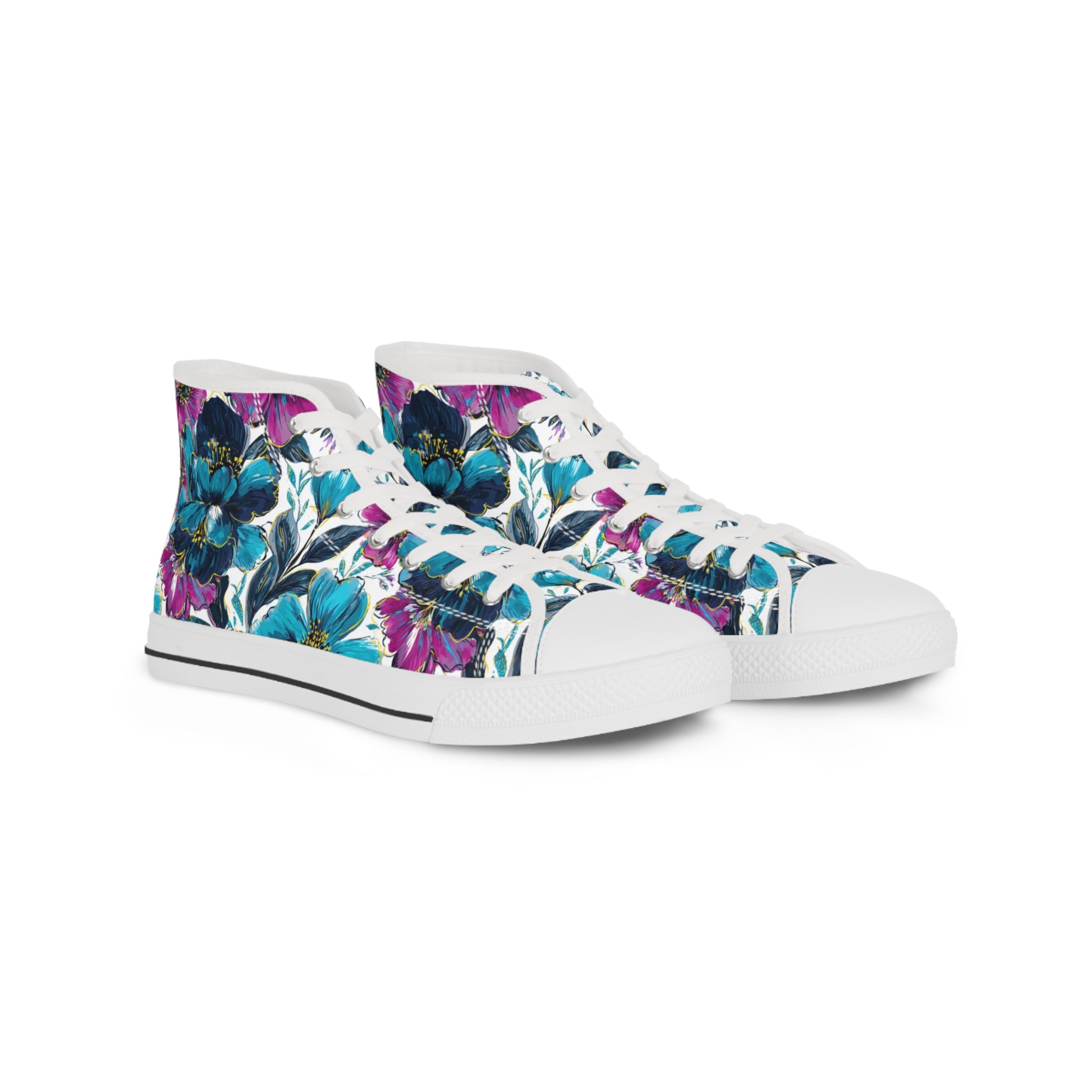 Men's High Top Sneakers, Artsulli - Art is Long, Life is Short, Shoes, Size, US 5, Color, White sole, , , 62198187417518865009