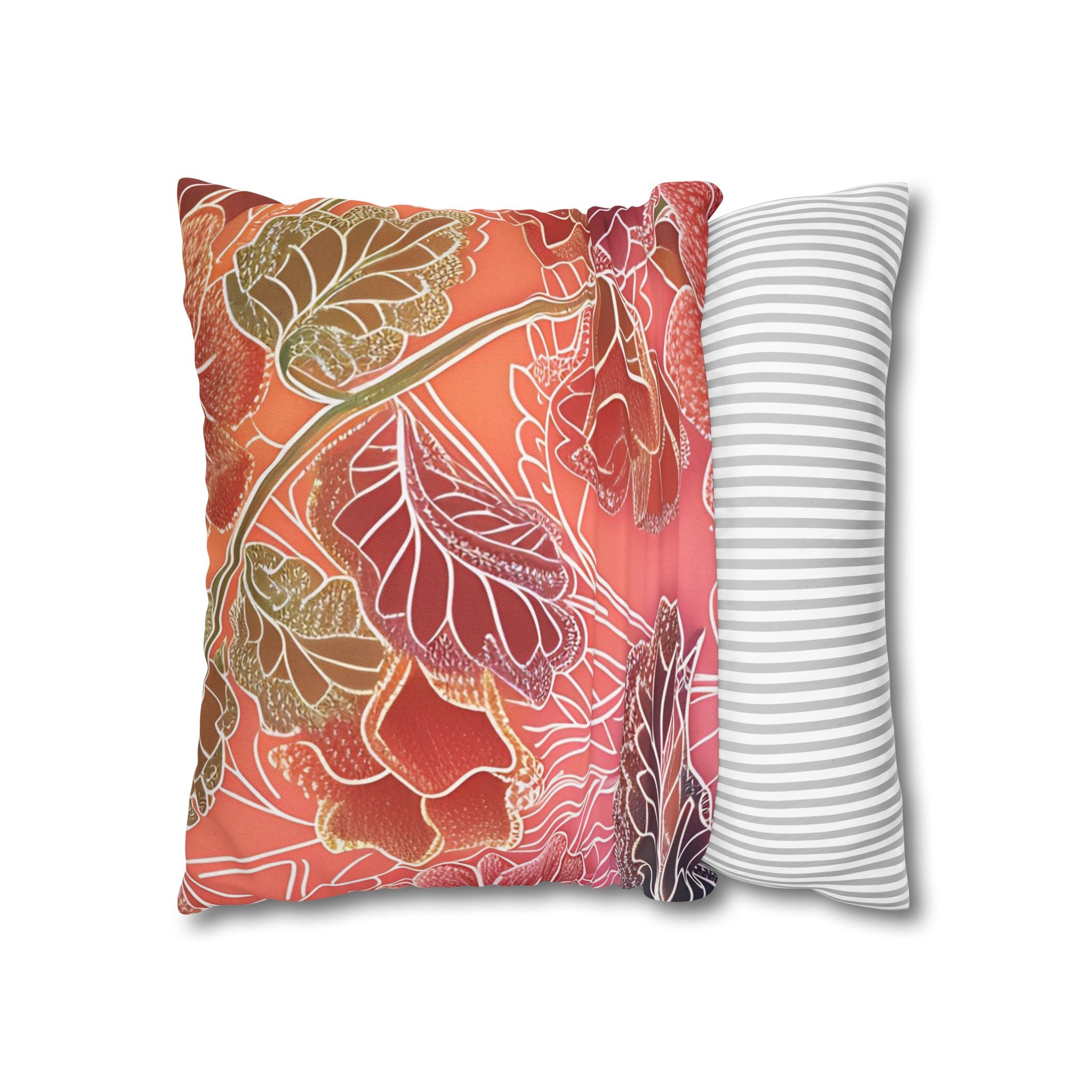 Spun Polyester Square Pillowcase