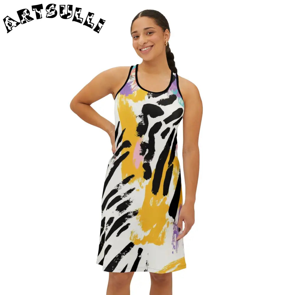 JAKKOUTTHEBXX Wild Zebra Stripes x Paint Brush Strokes Multi-Color