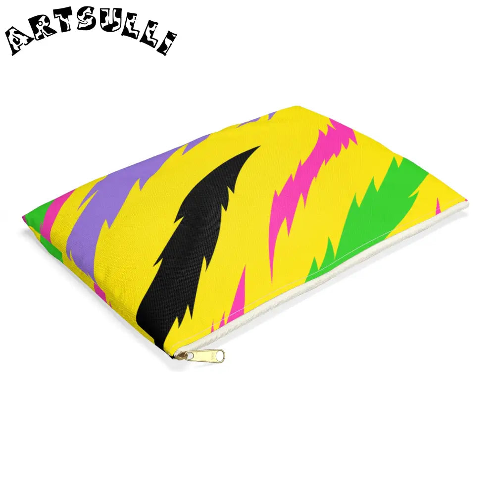 JAKKOUTTHEBXX Electric Tiger Fur Flat Pouch 2025