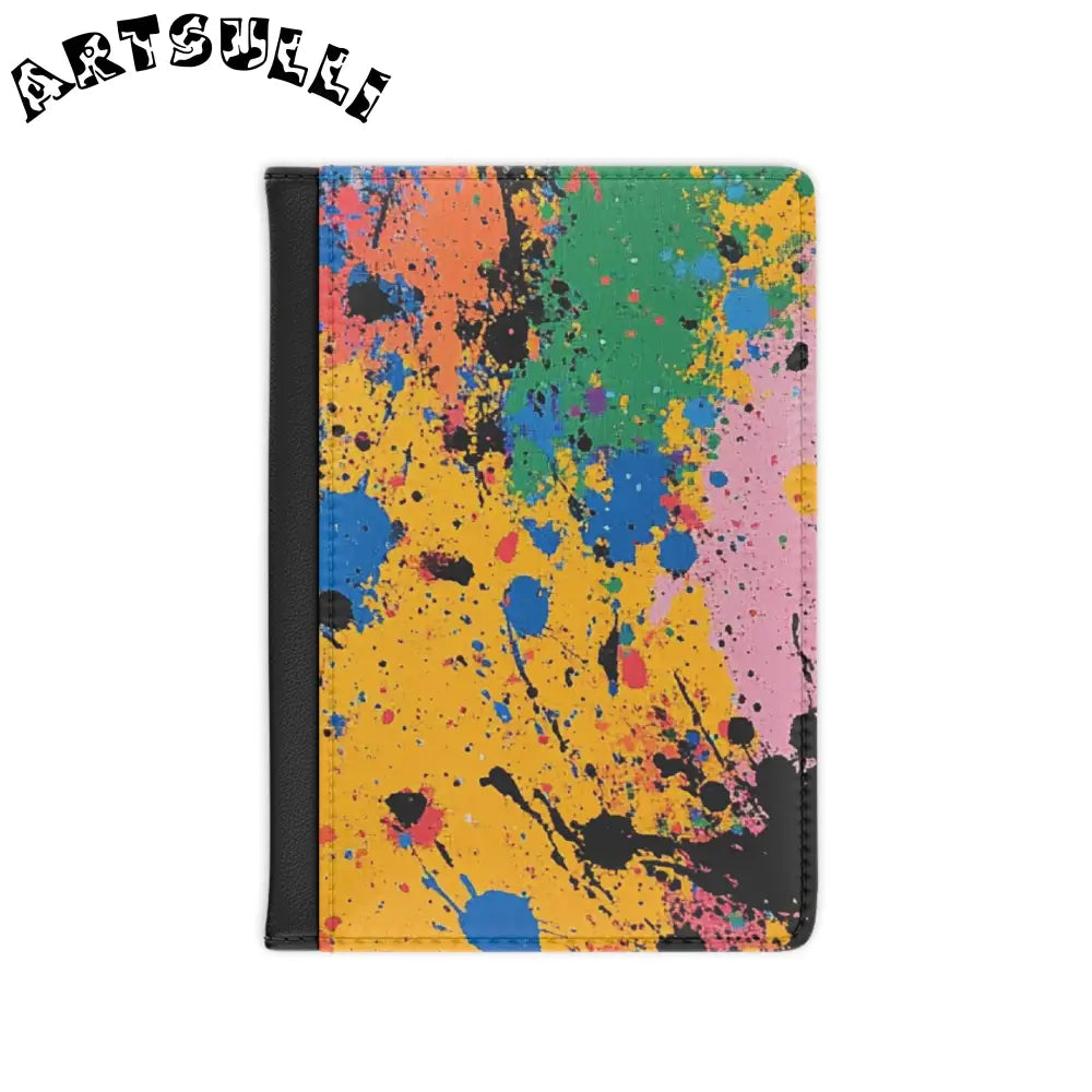 JAKKOUTTHEBXX The Colors Of Paint Splatter Passport Cover