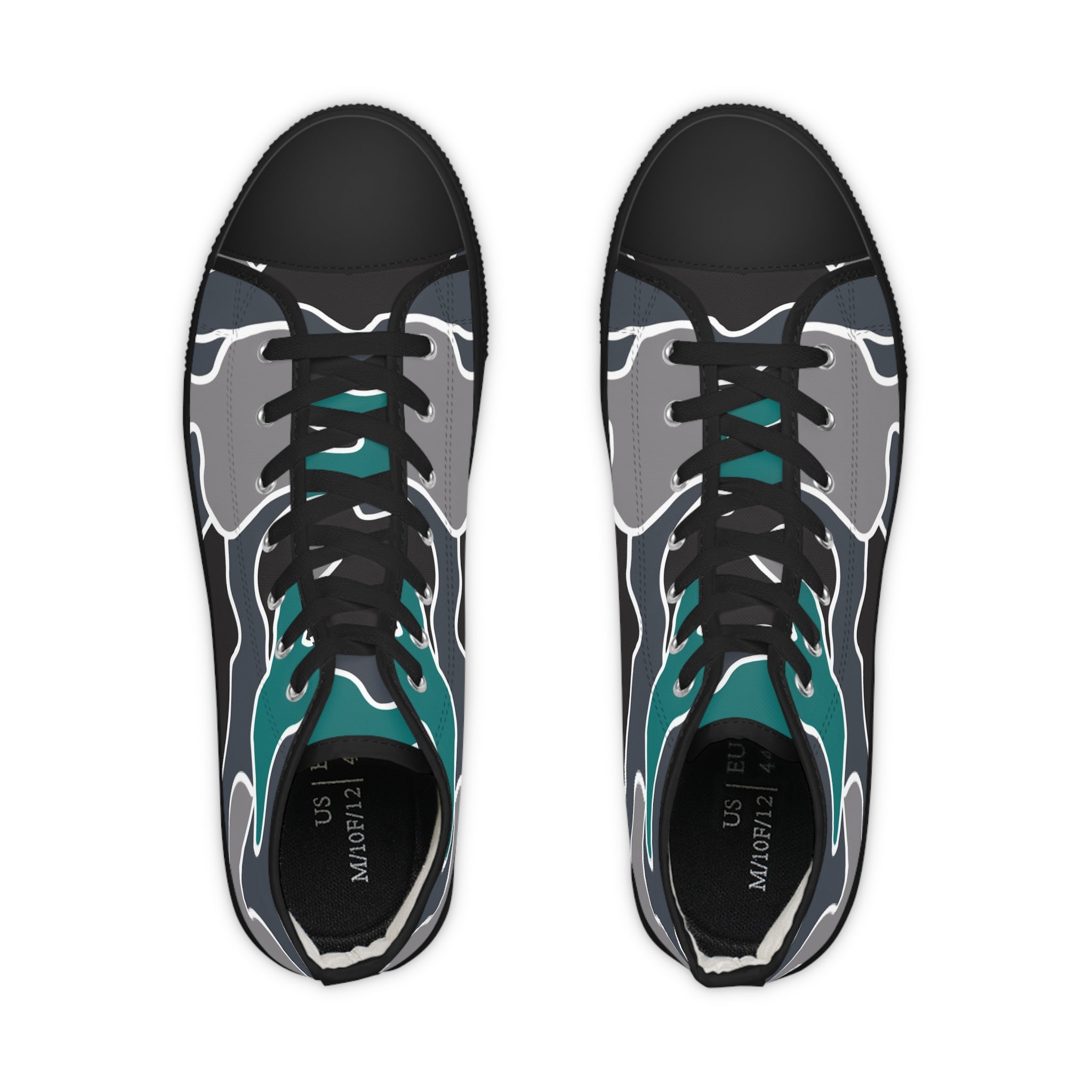 Surreal Camouflage Men's High Top Sneakers, Artsulli - Art is Long, Life is Short, Shoes, , , , , , , 