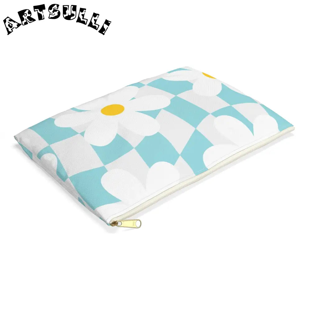 JAKKOUTTHEBXX Trippy Check Garden Accessory Pouch JAKKOUTTHEBXX