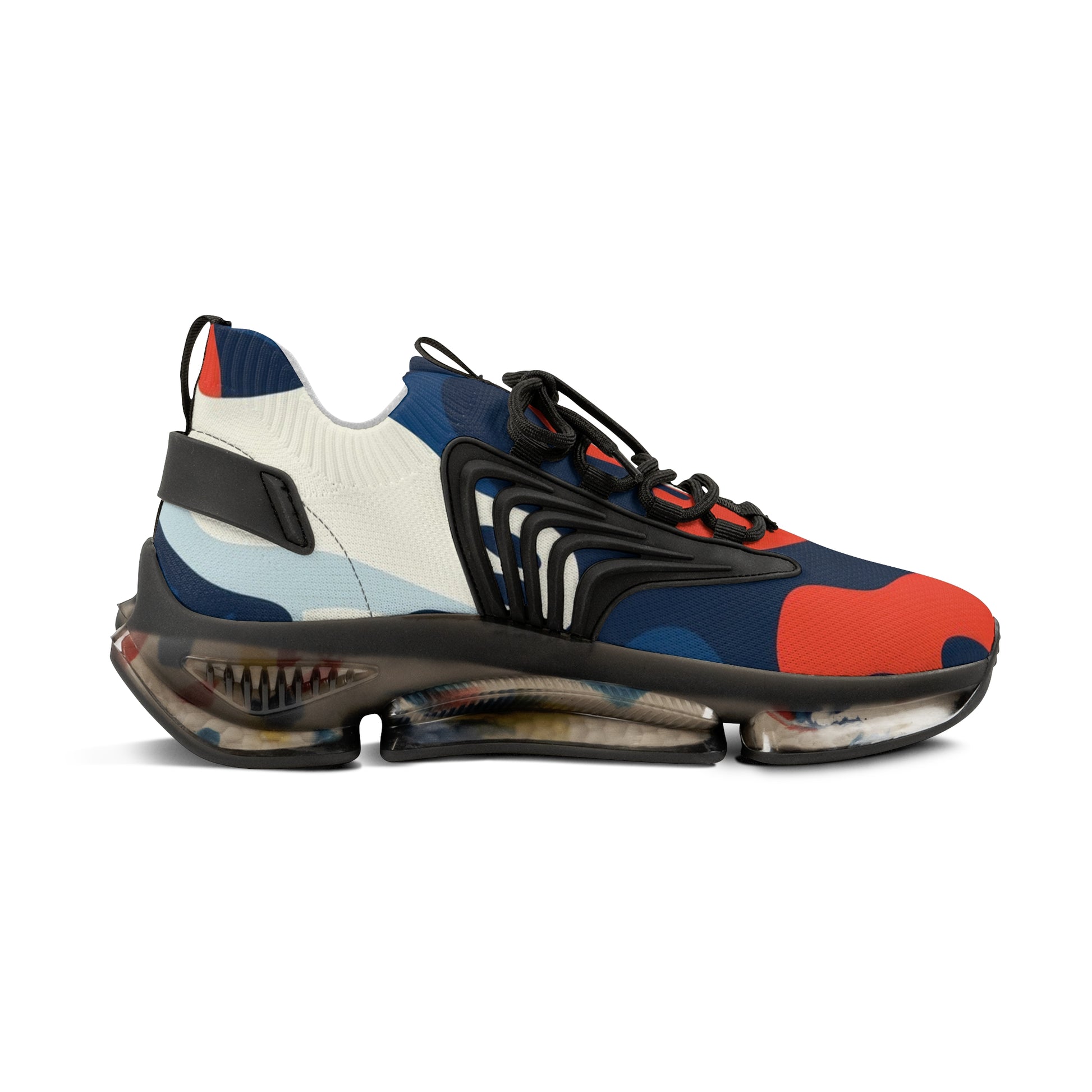 Camo Ghosts Men's Mesh Sneakers, Artsulli - Art is Long, Life is Short, Shoes, , , , , , , 