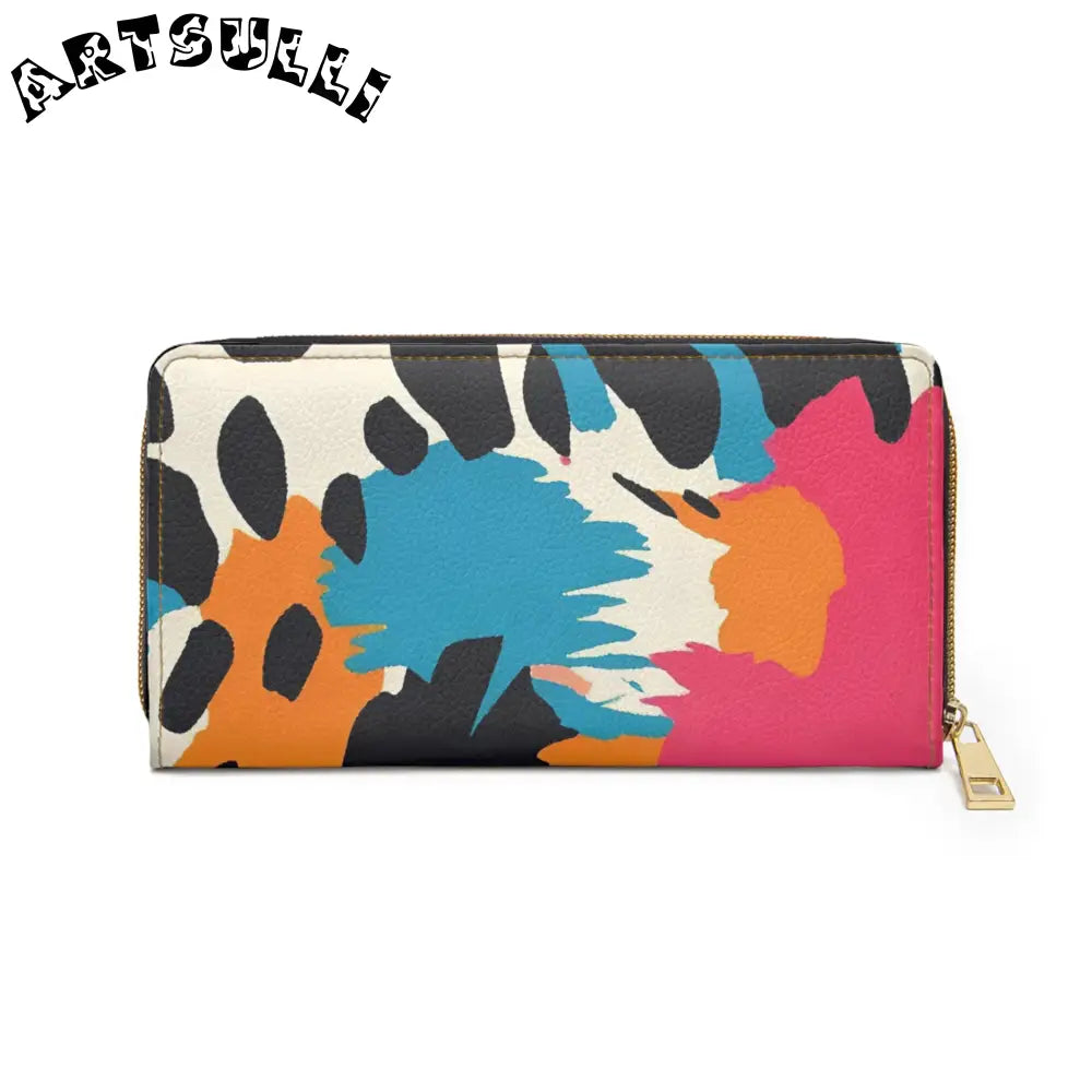 JAKKOUTTHEBXX Wild Brush Strokes x Animal Print Multi-Color Zipper