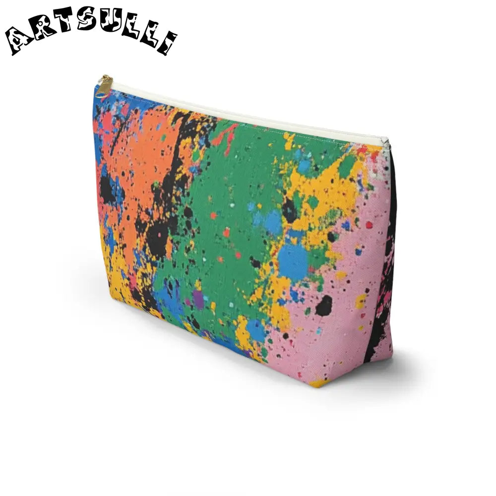 JAKKOUTTHEBXX The Colors Of Paint Splatter Accessory Pouch w