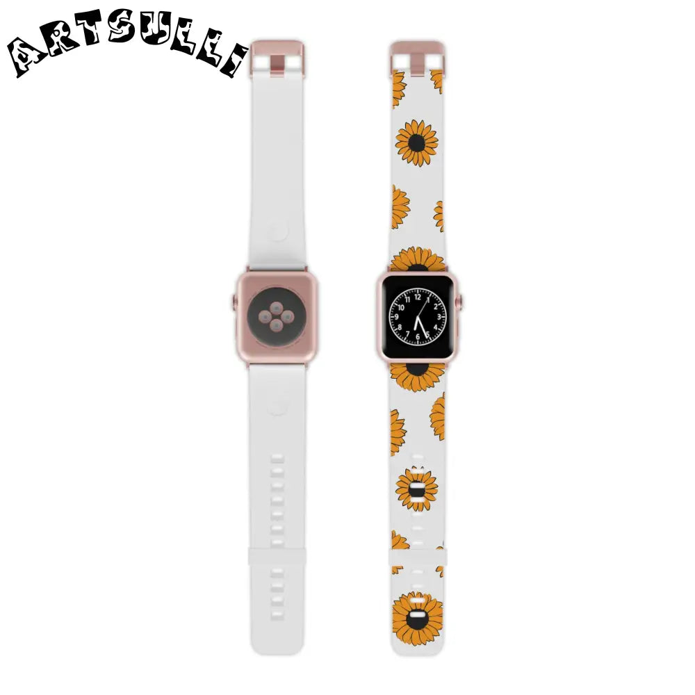 JAKKOUTTHEBXX Sunflowers Watch Band for Apple Watch JAKKOUTTHEBXX
