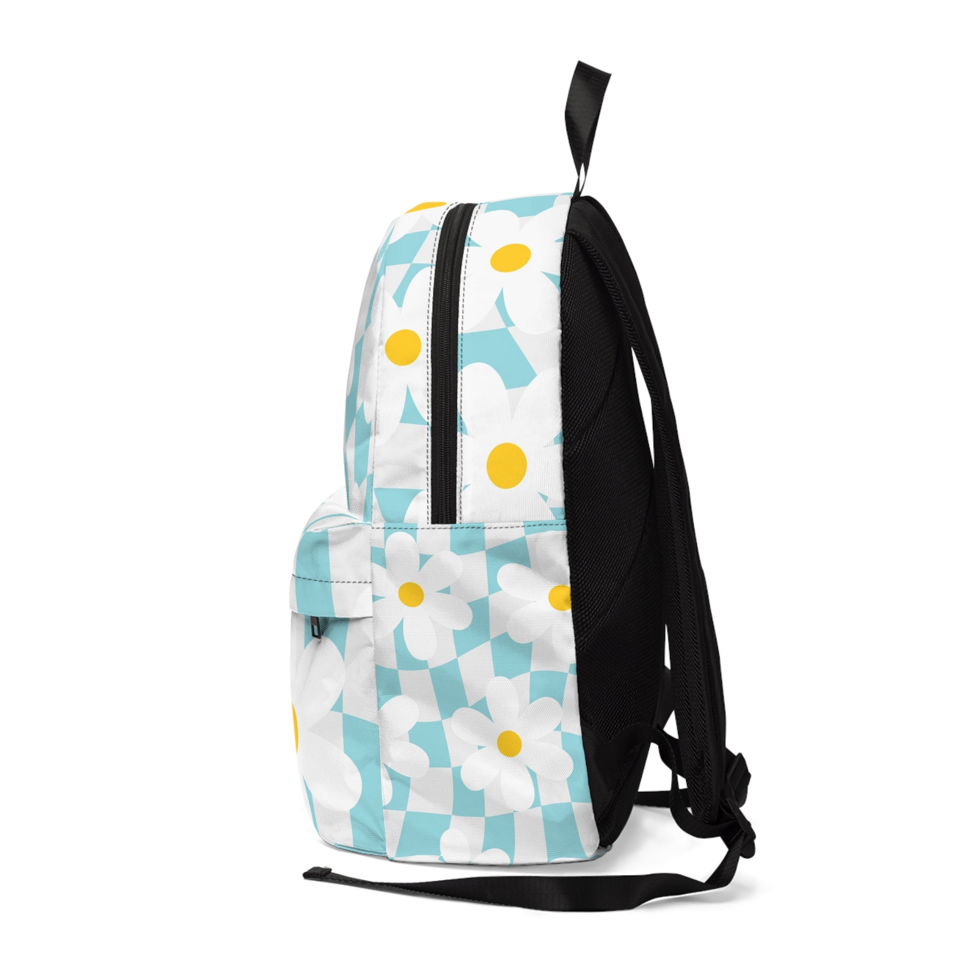 Trippy Check Garden Unisex Classic Backpack, Artsulli - Art is Long, Life is Short, Bags, , , , , , , 