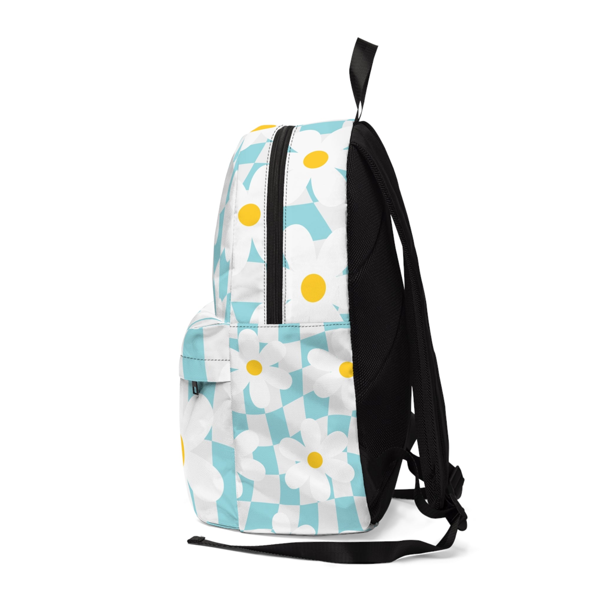 Trippy Check Garden Unisex Classic Backpack, Artsulli - Art is Long, Life is Short, Bags, , , , , , , 