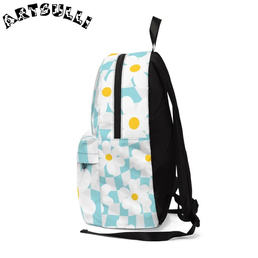 JAKKOUTTHEBXX Trippy Check Garden Unisex Classic Backpack