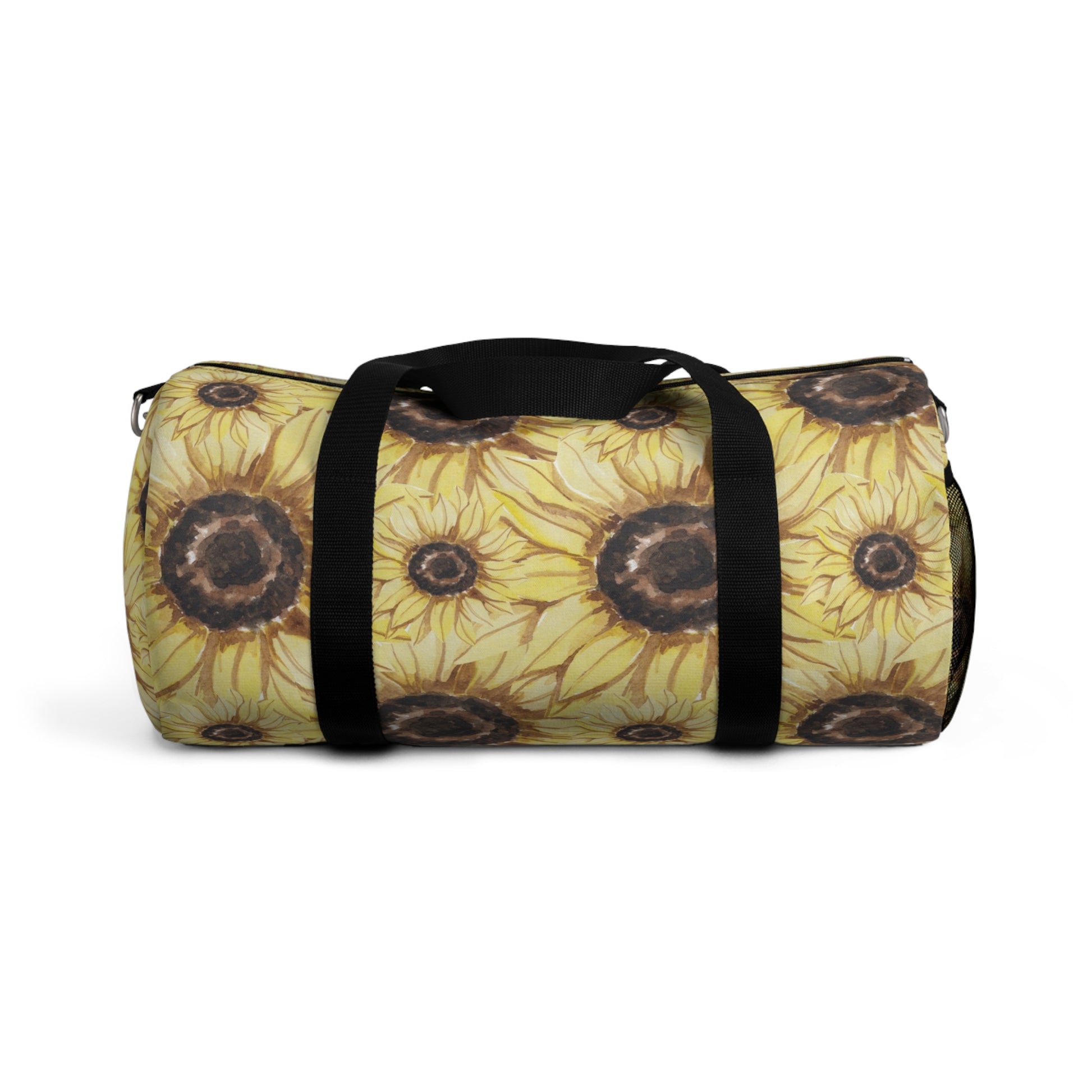 Retro Anime Sunflower Duffel Bag, Artsulli - Art is Long, Life is Short, Bags, Size, Small, , , , , 21808377251811232083