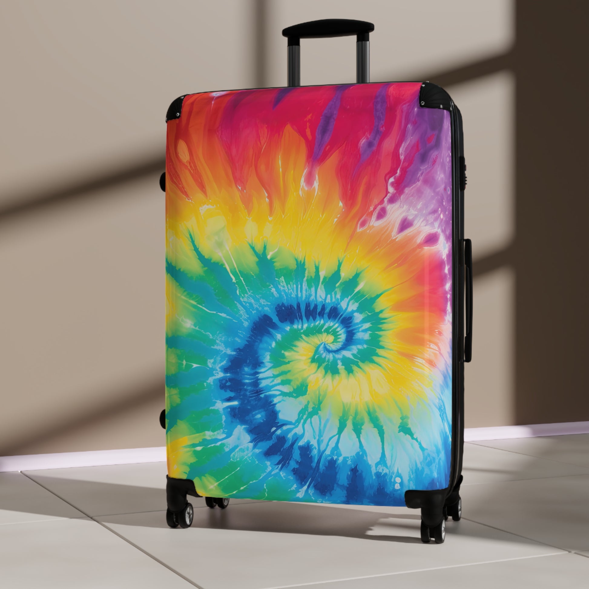 Tie Dye Suitcase, Artsulli - Art is Long, Life is Short, Bags, , , , , , , 